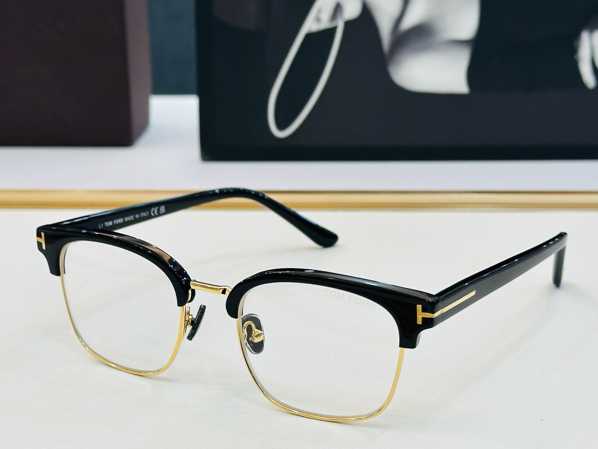 🎉TOM FOR*🎉汤姆家 Model: FT6001 Size：51口21-145 时尚框 板材👓 C