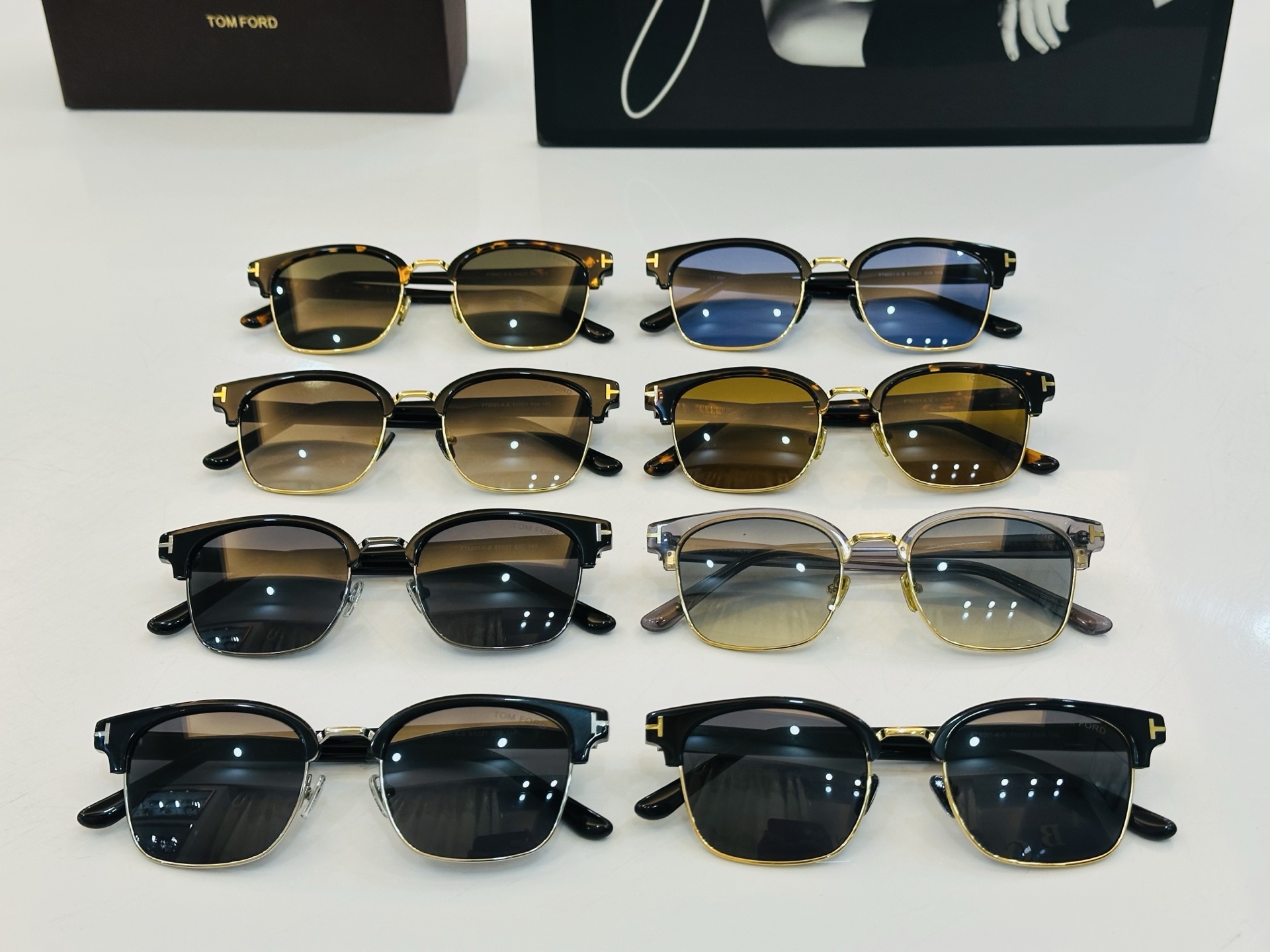 🎉TOM FOR*🎉汤姆家 Model: FT6001 Size：51口21-145 时尚框 板材👓 C