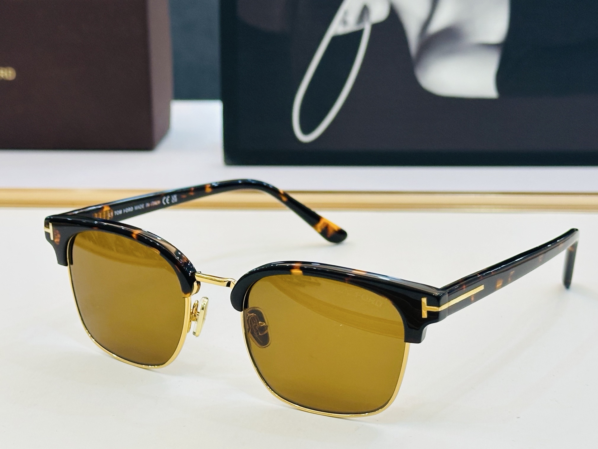 🎉TOM FOR*🎉汤姆家 Model: FT6001 Size：51口21-145 时尚框 板材👓 C