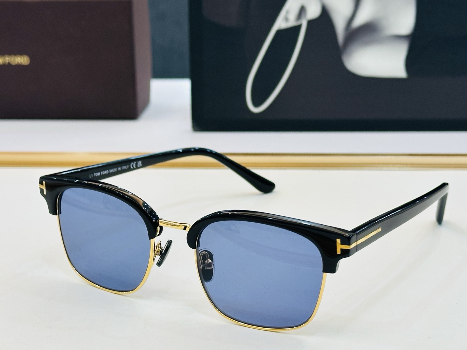 🎉TOM FOR*🎉汤姆家 Model: FT6001 Size：51口21-145 时尚框 板材👓 C