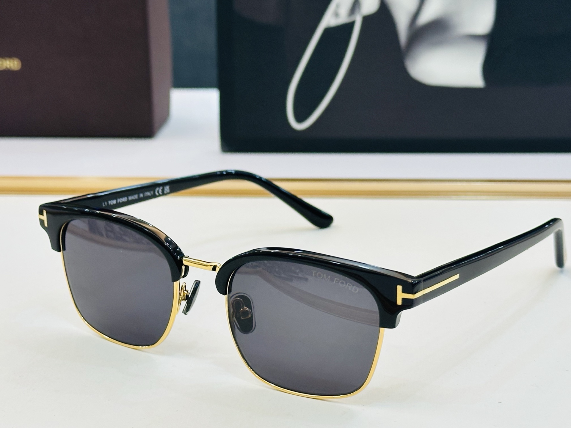 🎉TOM FOR*🎉汤姆家 Model: FT6001 Size：51口21-145 时尚框 板材👓 C