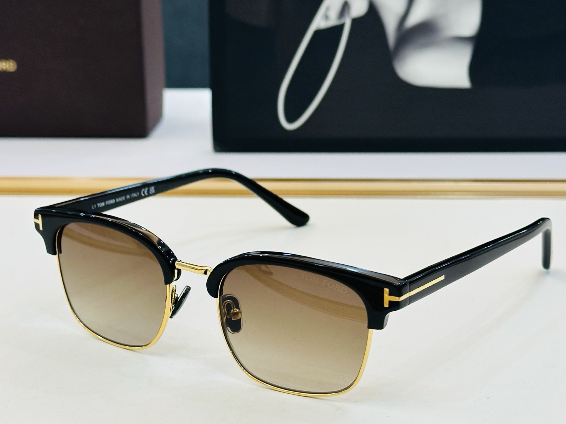 🎉TOM FOR*🎉汤姆家 Model: FT6001 Size：51口21-145 时尚框 板材👓 C