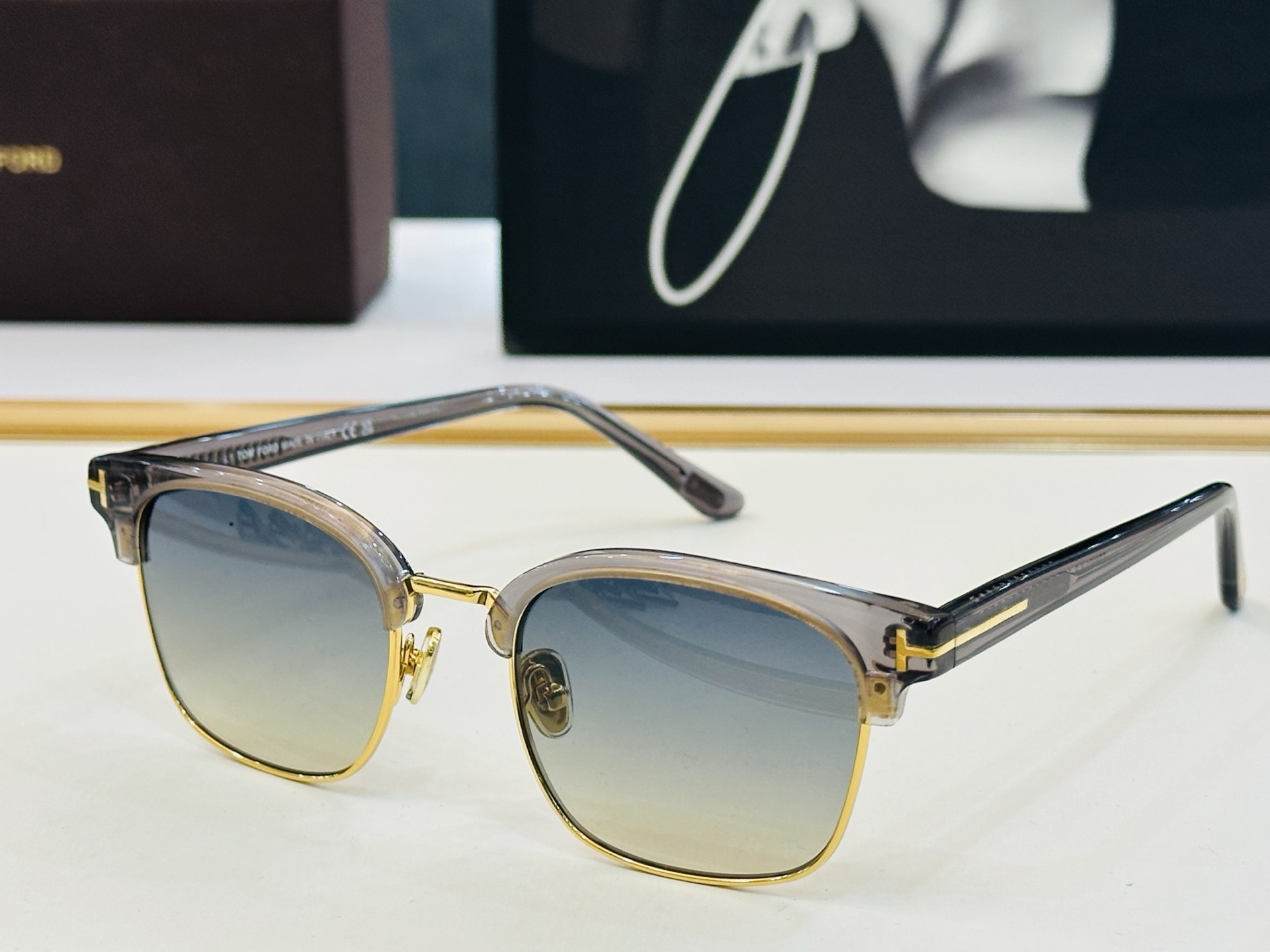 🎉TOM FOR*🎉汤姆家 Model: FT6001 Size：51口21-145 时尚框 板材👓 C