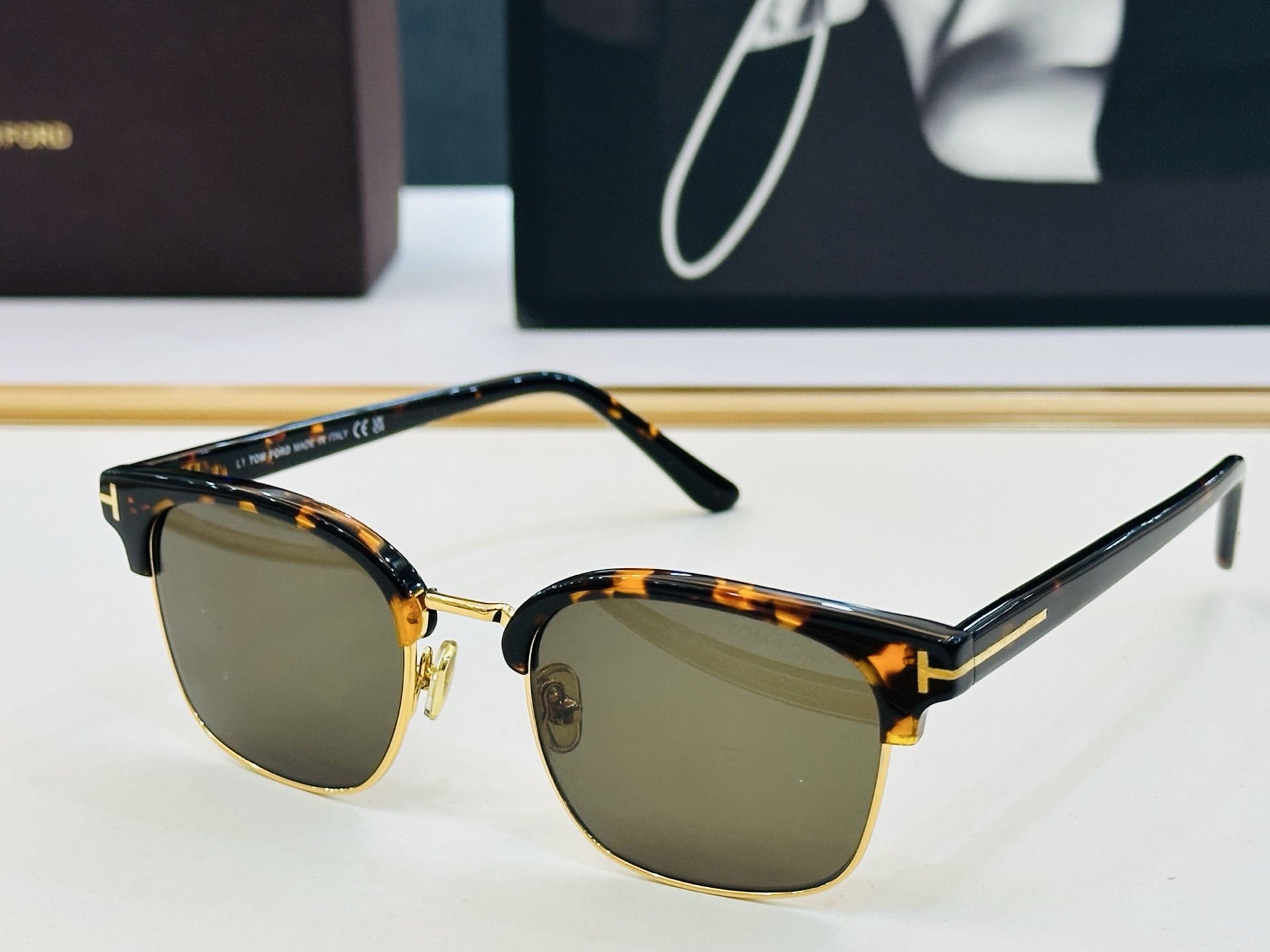 🎉TOM FOR*🎉汤姆家 Model: FT6001 Size：51口21-145 时尚框 板材👓 C