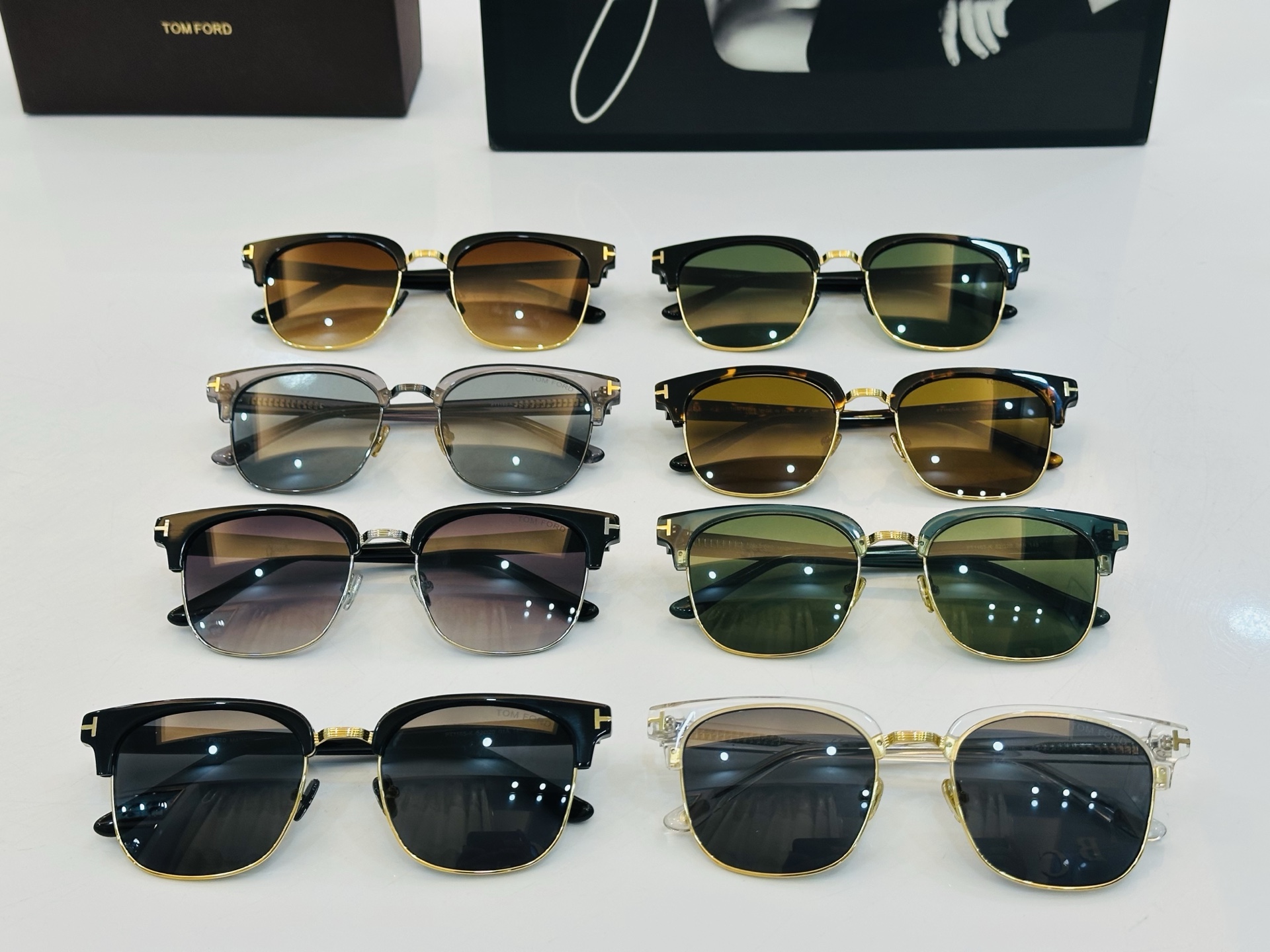 🎉TOM FOR*🎉汤姆家 Model: FT1165 Size：52口20-145 时尚框 板材👓 C