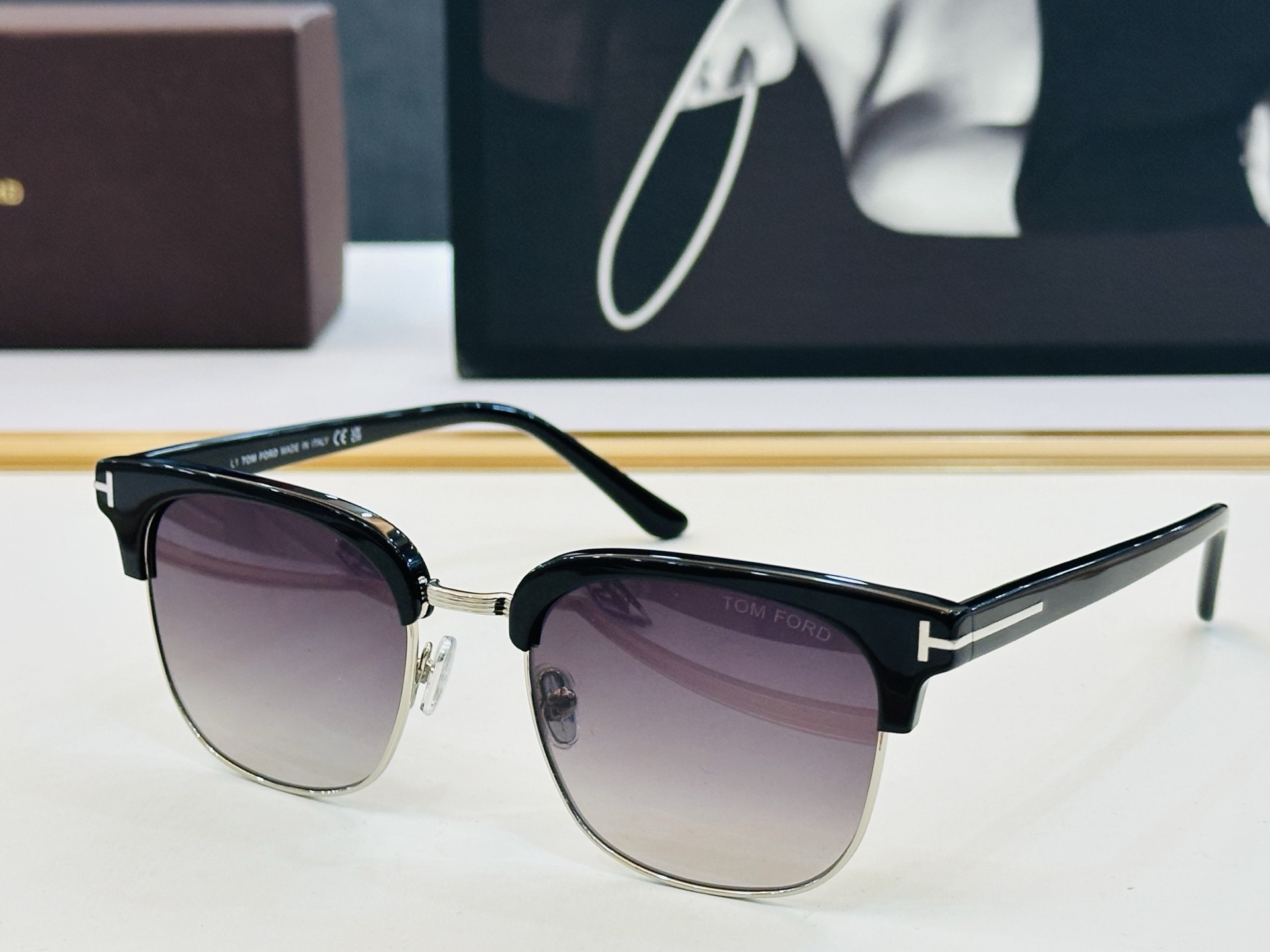 🎉TOM FOR*🎉汤姆家 Model: FT1165 Size：52口20-145 时尚框 板材👓 C