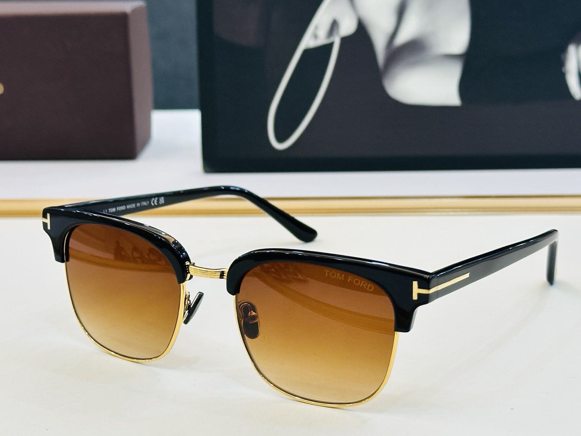 🎉TOM FOR*🎉汤姆家 Model: FT1165 Size：52口20-145 时尚框 板材👓 C