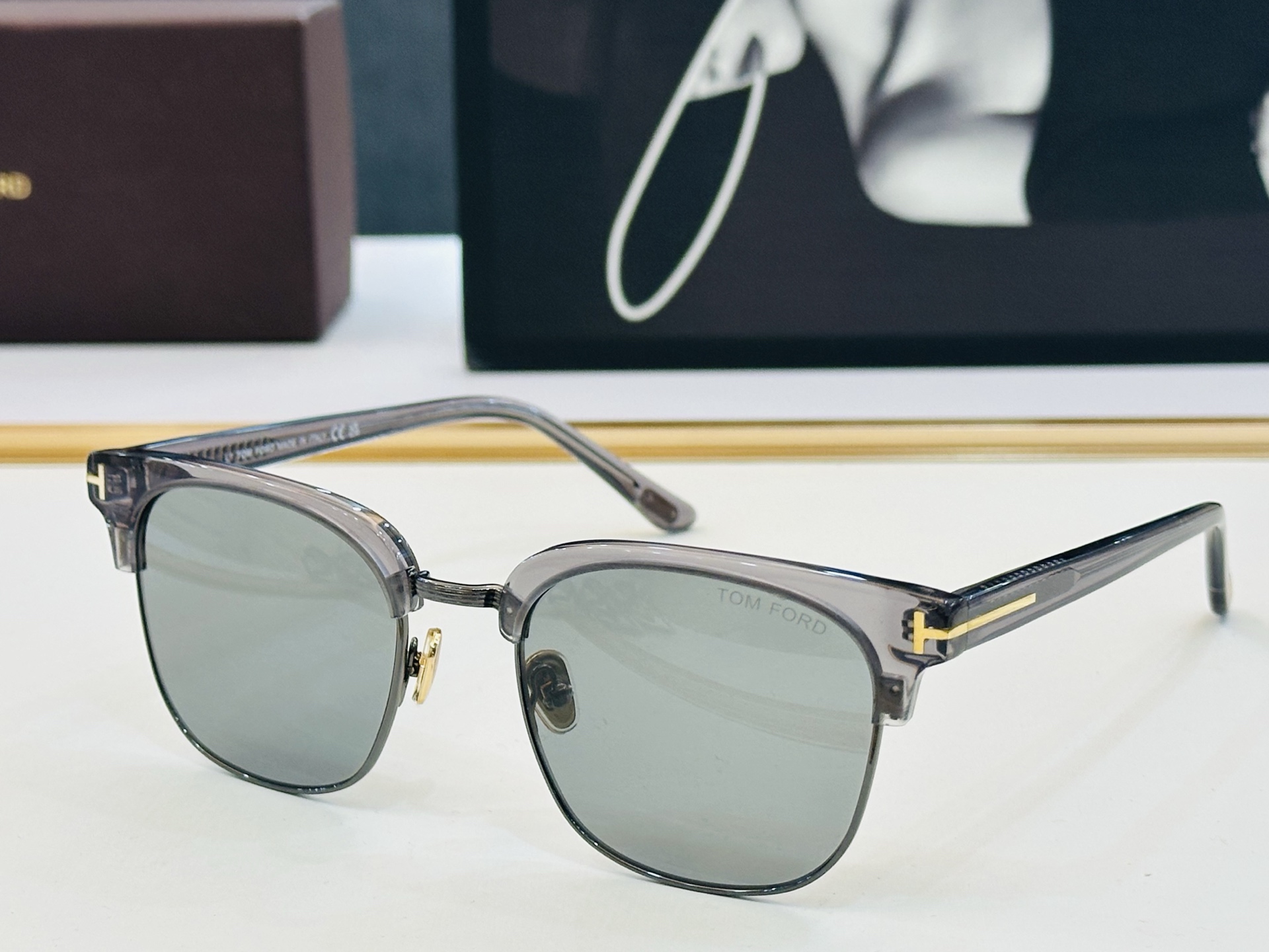 🎉TOM FOR*🎉汤姆家 Model: FT1165 Size：52口20-145 时尚框 板材👓 C