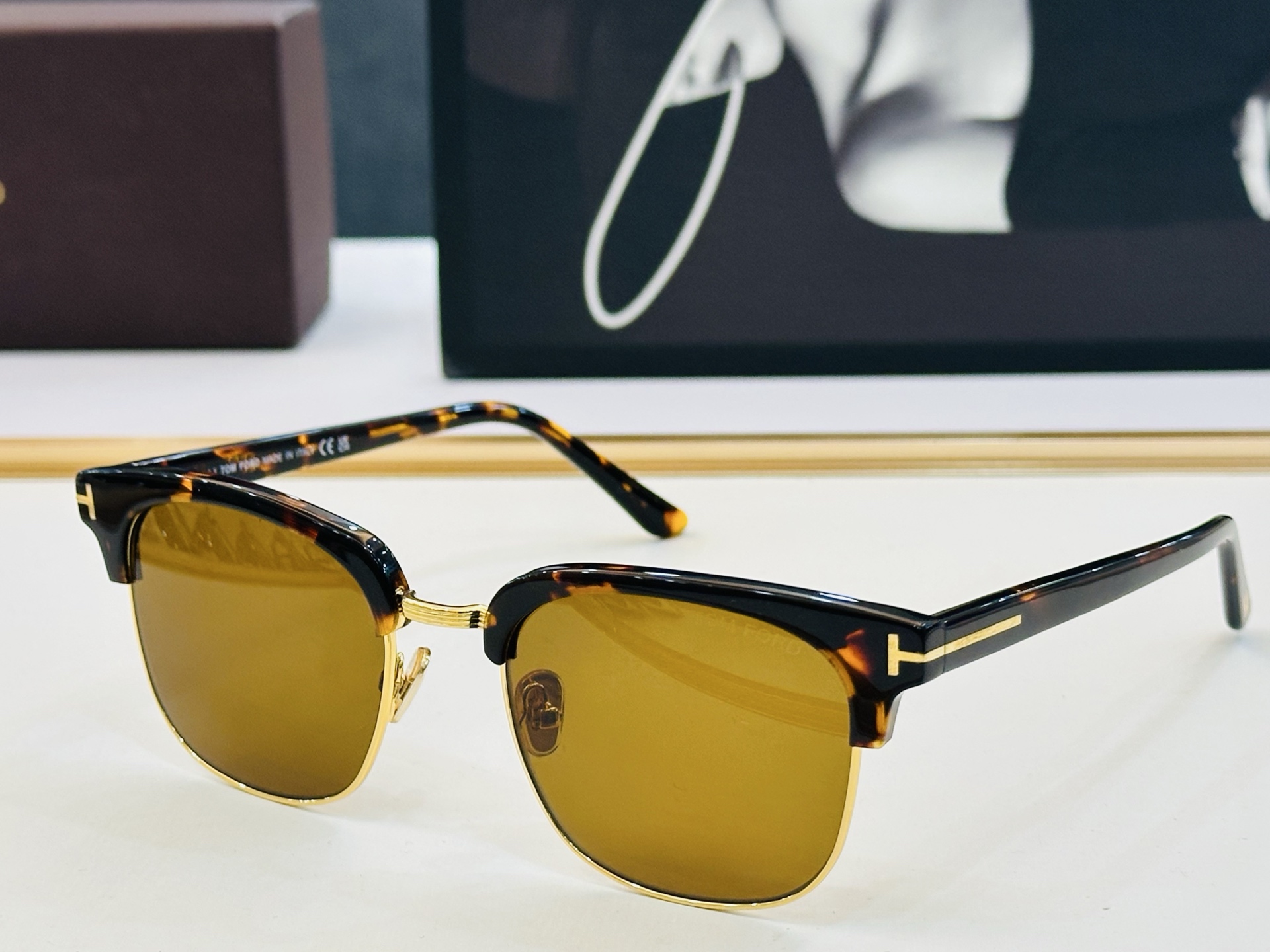 🎉TOM FOR*🎉汤姆家 Model: FT1165 Size：52口20-145 时尚框 板材👓 C