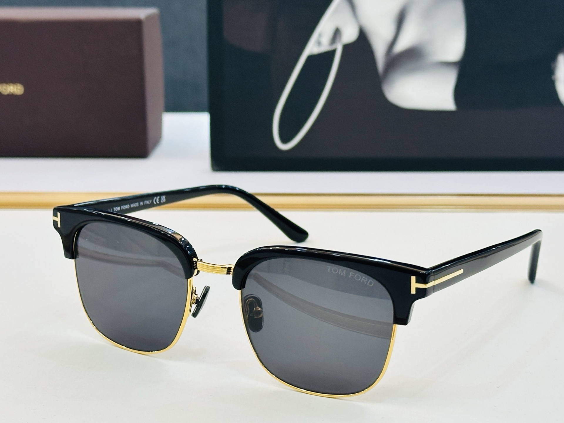 🎉TOM FOR*🎉汤姆家 Model: FT1165 Size：52口20-145 时尚框 板材👓 C