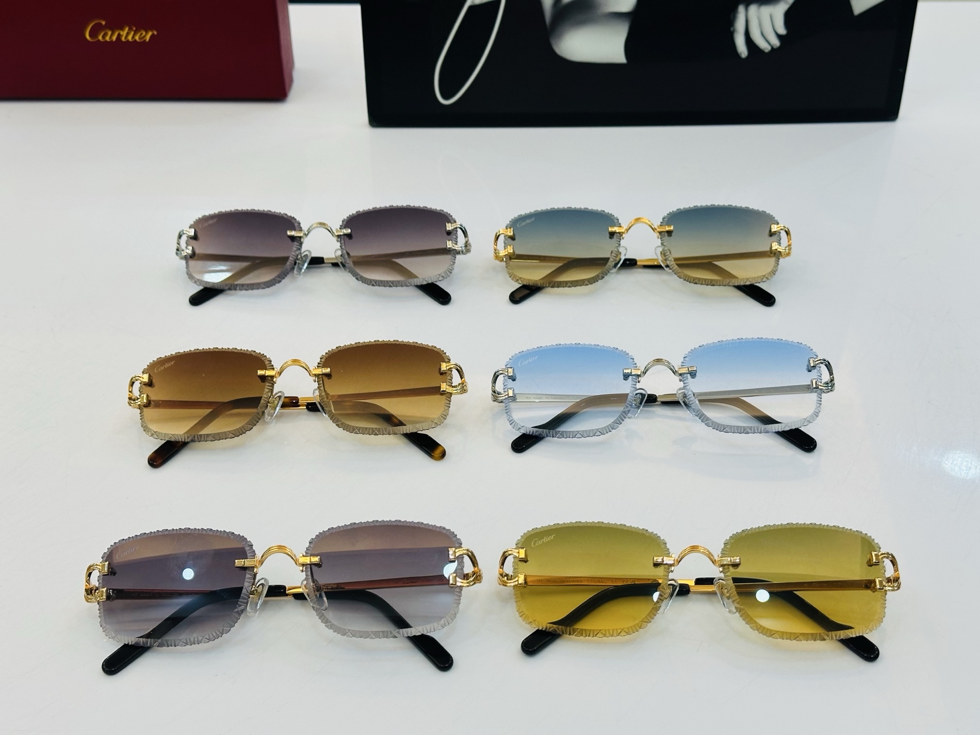 🆕 原版Cartie* 卡家 太阳镜 CT0768S Size：57口17-142 电镀工艺精湛大牌品 