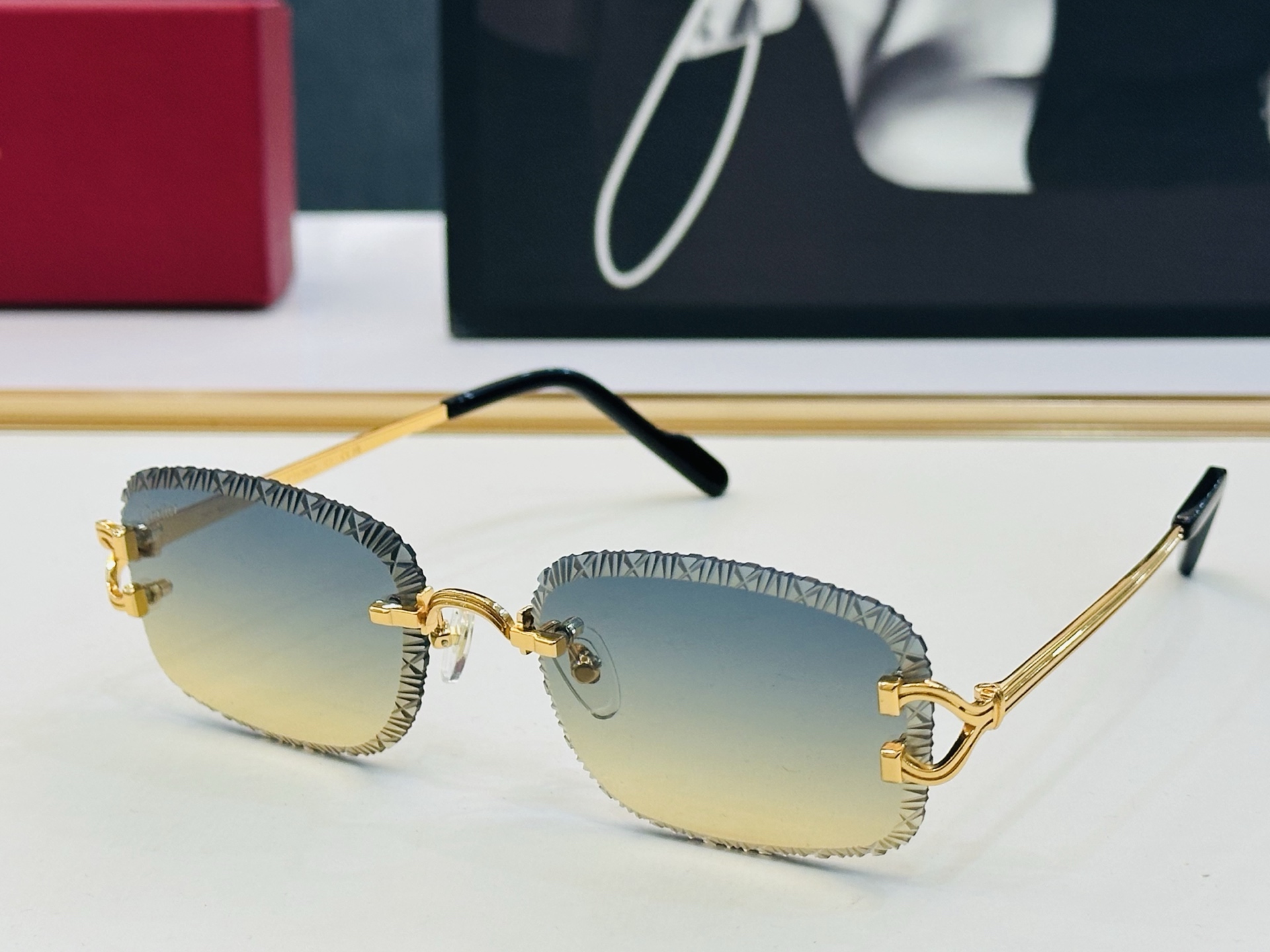 🆕 原版Cartie* 卡家 太阳镜 CT0768S Size：57口17-142 电镀工艺精湛大牌品 