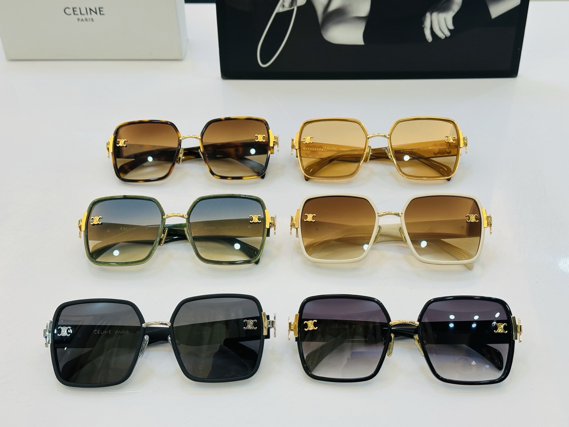 【CELINE】赛琳 CL1464LU Size：57口20-145 一直热销的款式，欧美风 光泽度好 