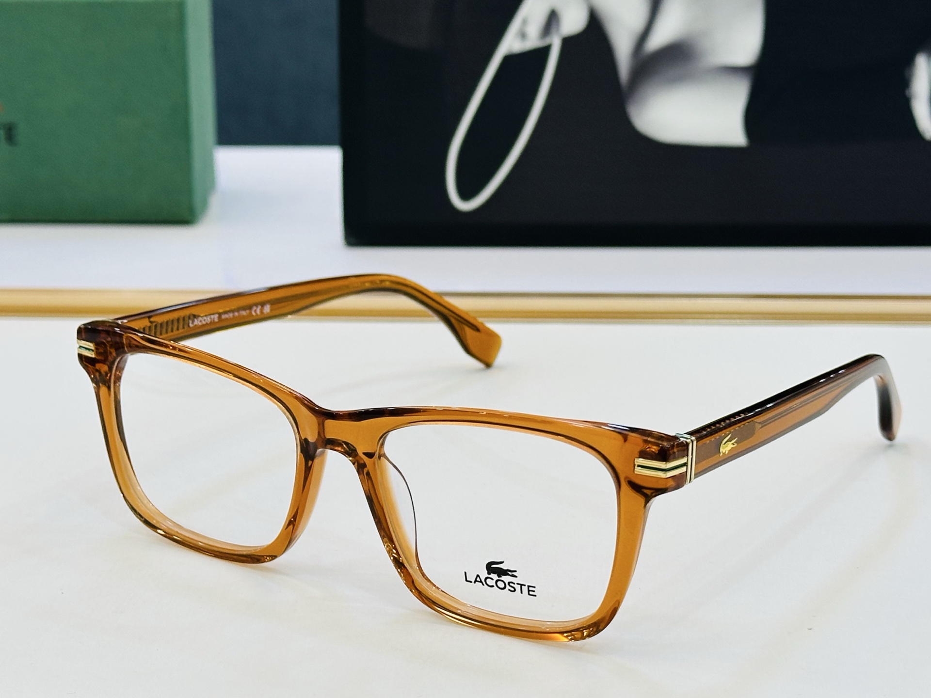 🆕 鳄鱼 LACOSTE 最新款L6050 Size：54口19-145 💫💫时尚舒适 💍Z超轻 配光架