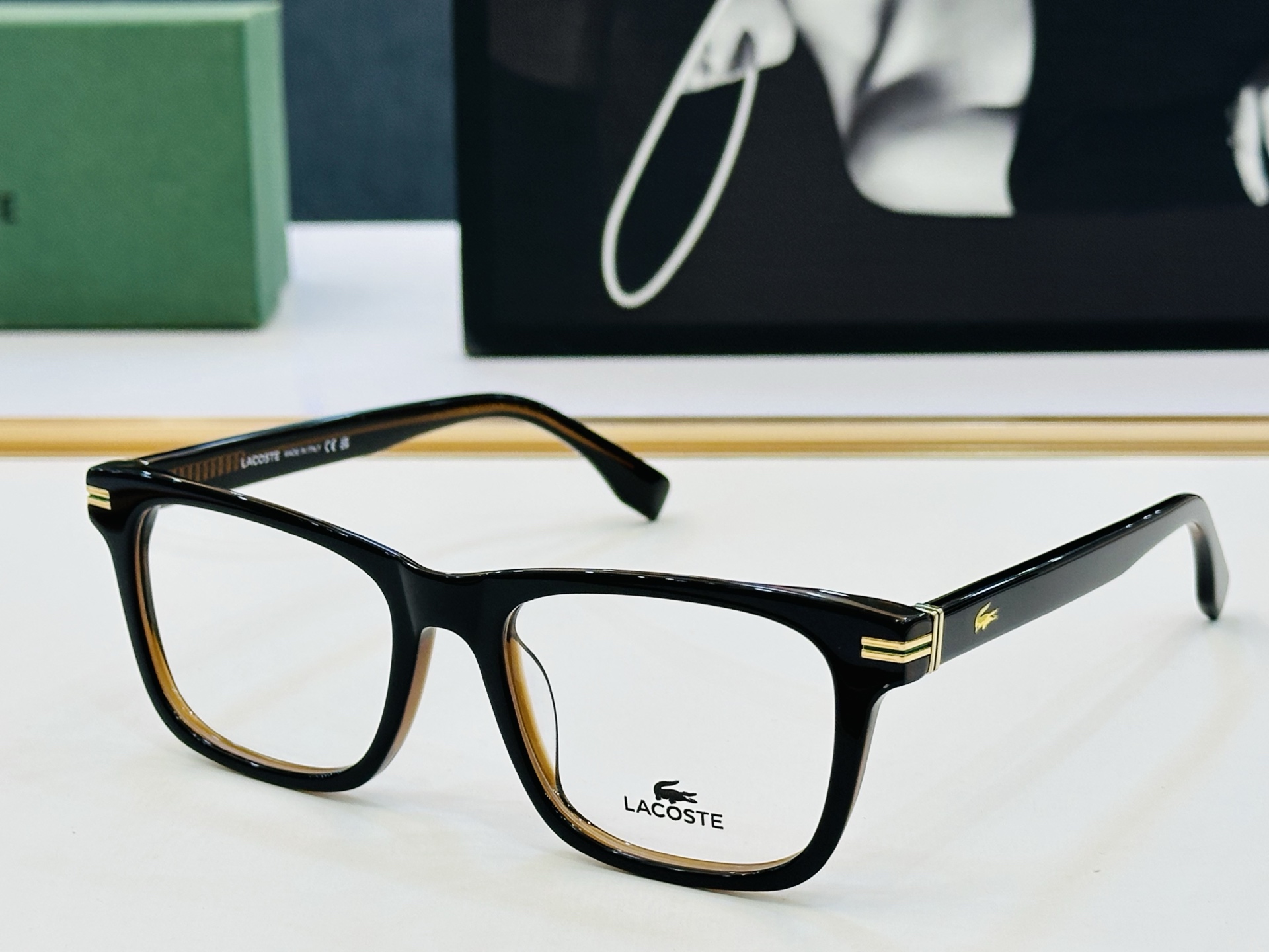 🆕 鳄鱼 LACOSTE 最新款L6050 Size：54口19-145 💫💫时尚舒适 💍Z超轻 配光架