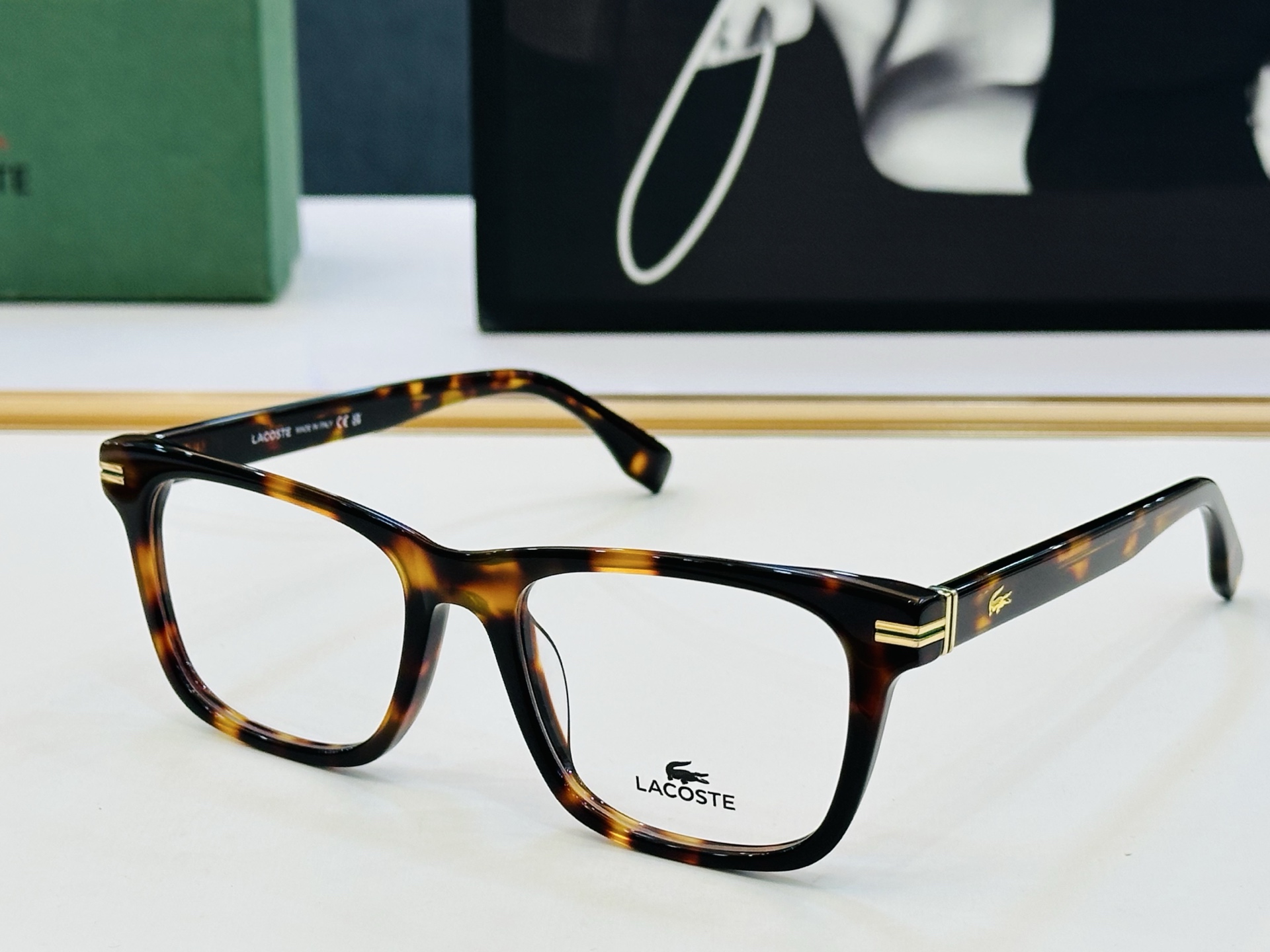 🆕 鳄鱼 LACOSTE 最新款L6050 Size：54口19-145 💫💫时尚舒适 💍Z超轻 配光架