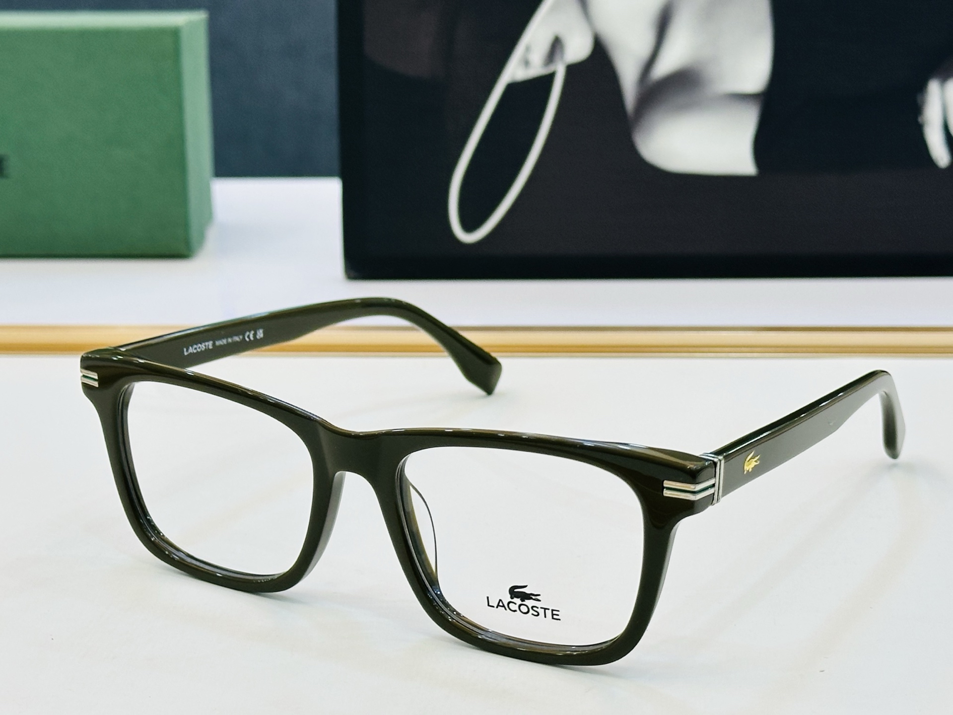 🆕 鳄鱼 LACOSTE 最新款L6050 Size：54口19-145 💫💫时尚舒适 💍Z超轻 配光架