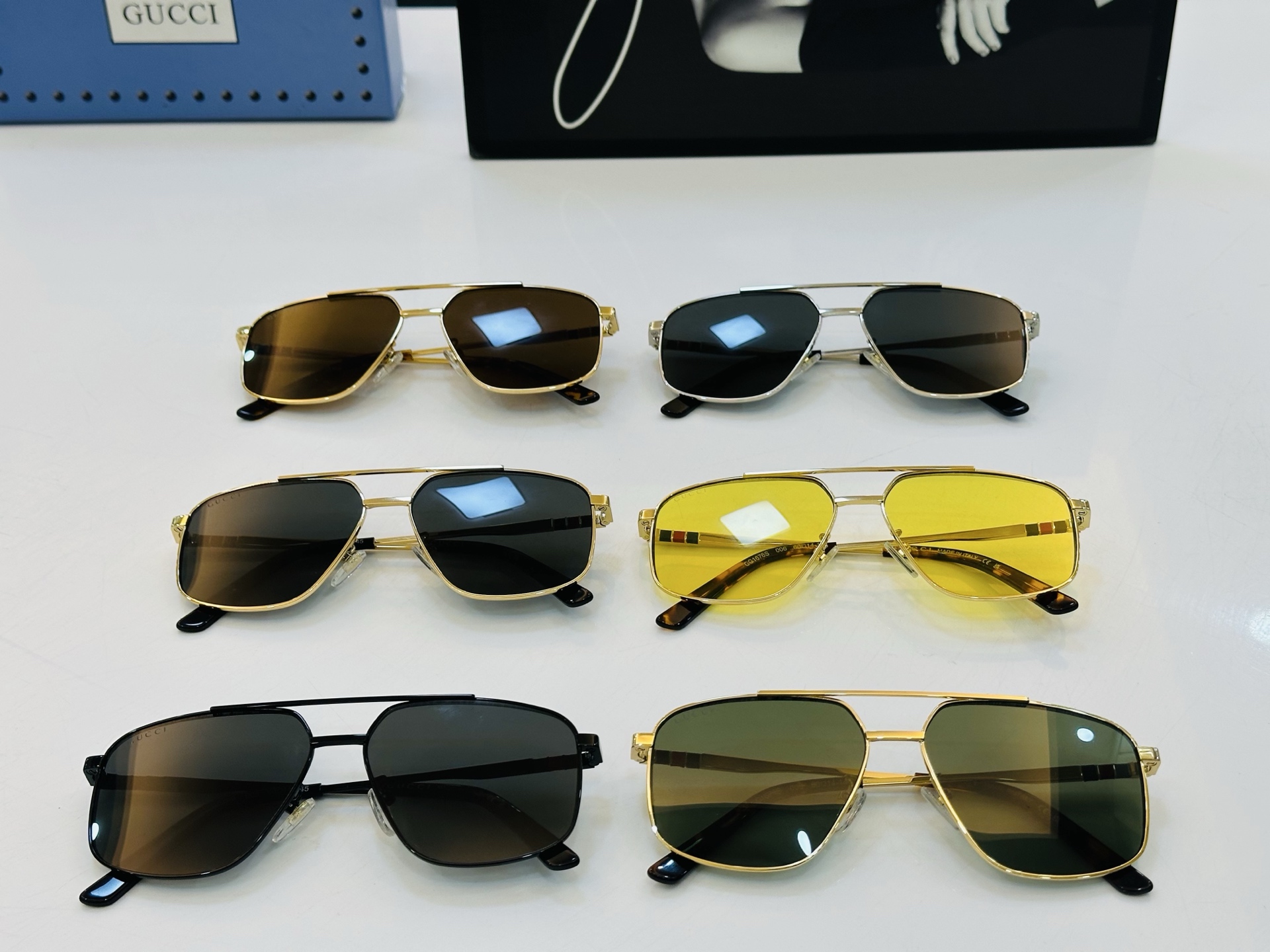 GUCC* 古家 GG1676S 🐝🐝系列 Size：60口14-145 🍁🍁 L超绝品质 🔥