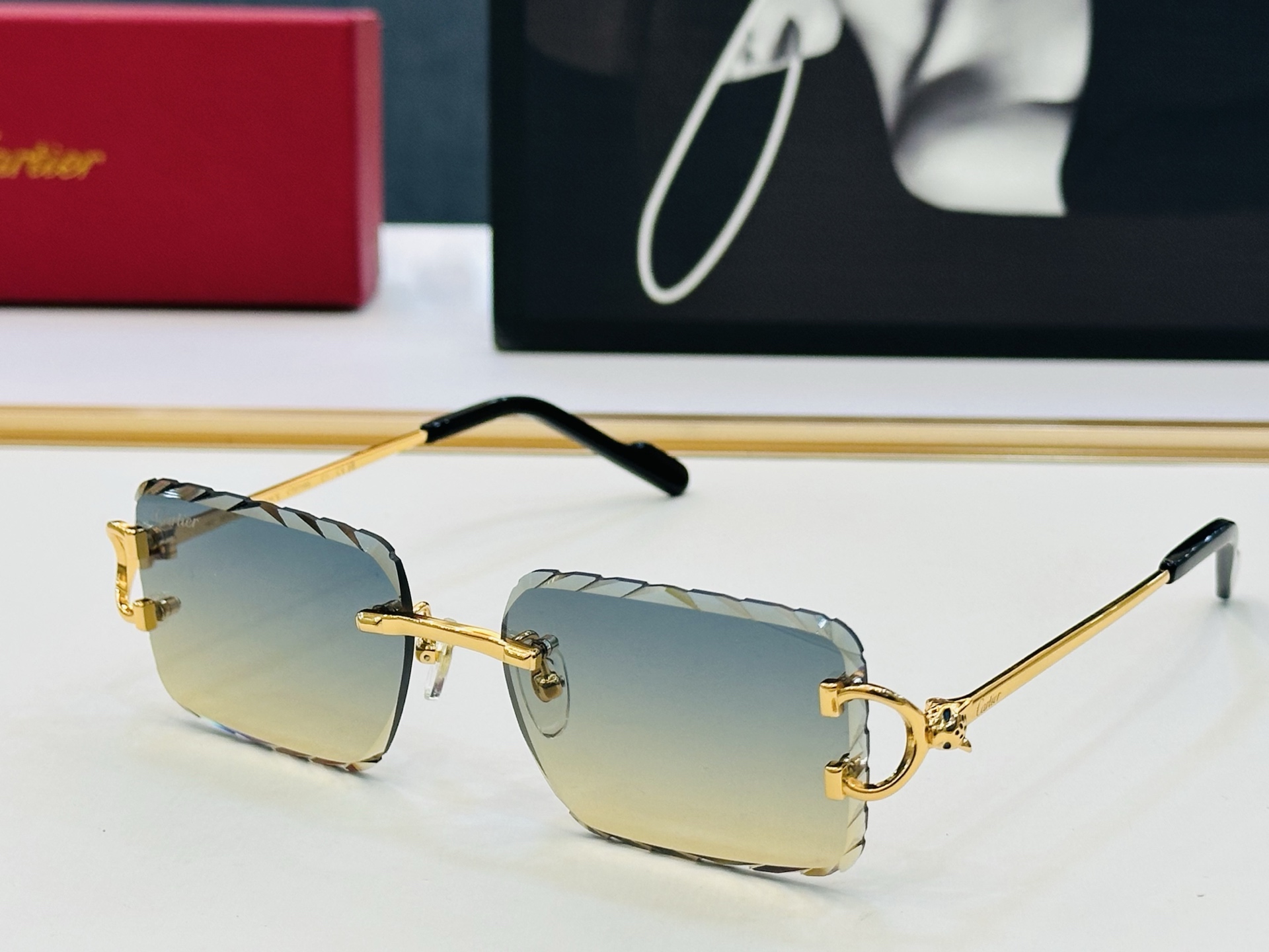 Cartie* 卡家 CT0758S 太阳镜 Size：55口17-140工艺精湛气质十足！bm男女同款