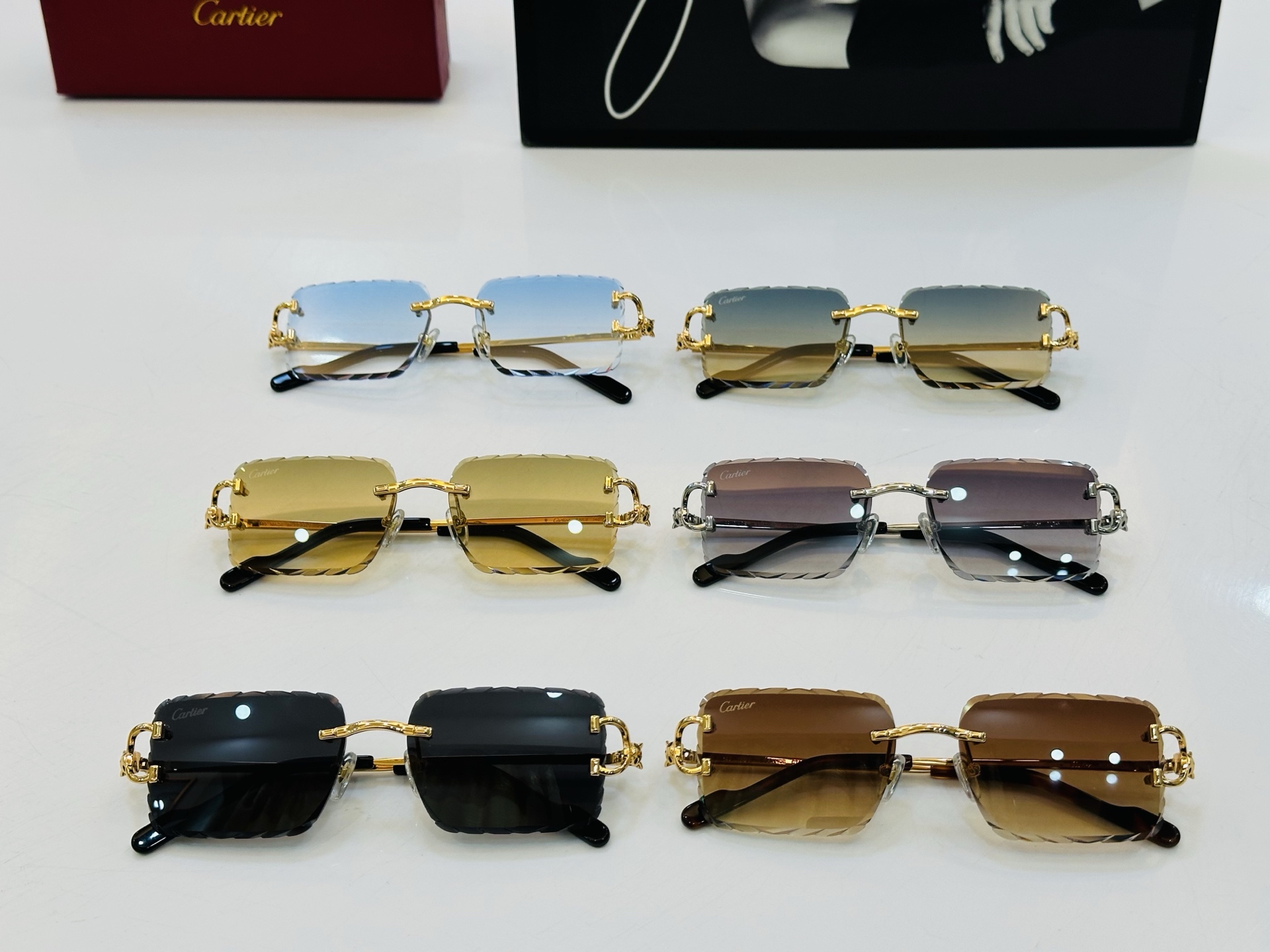 Cartie* 卡家 CT0758S 太阳镜 Size：55口17-140工艺精湛气质十足！bm男女同款