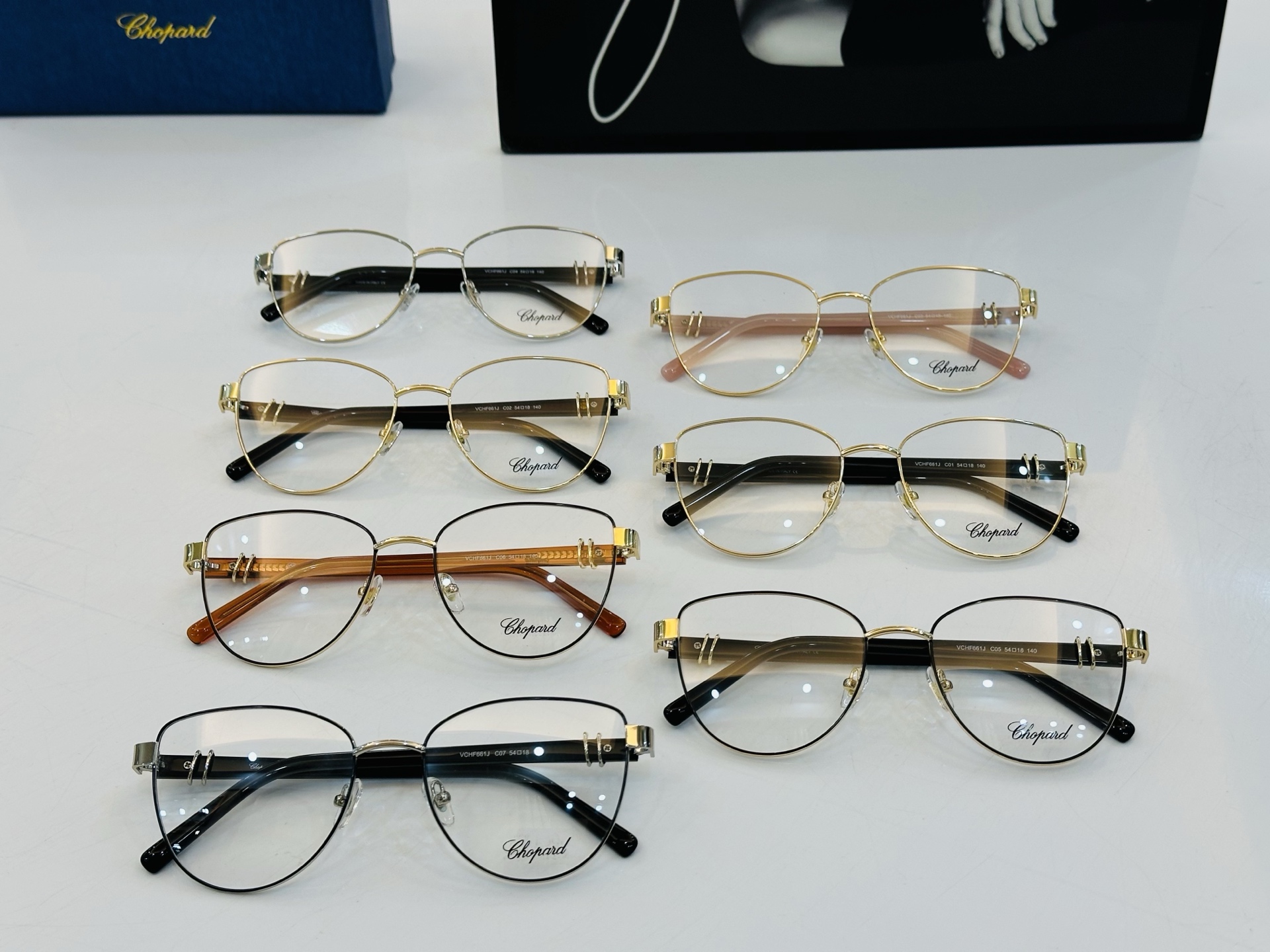 🆕 肖家 精美别致 VCHF661J 👍👍Size：54口18-140 高端框架光学眼镜[呲牙] 每色都