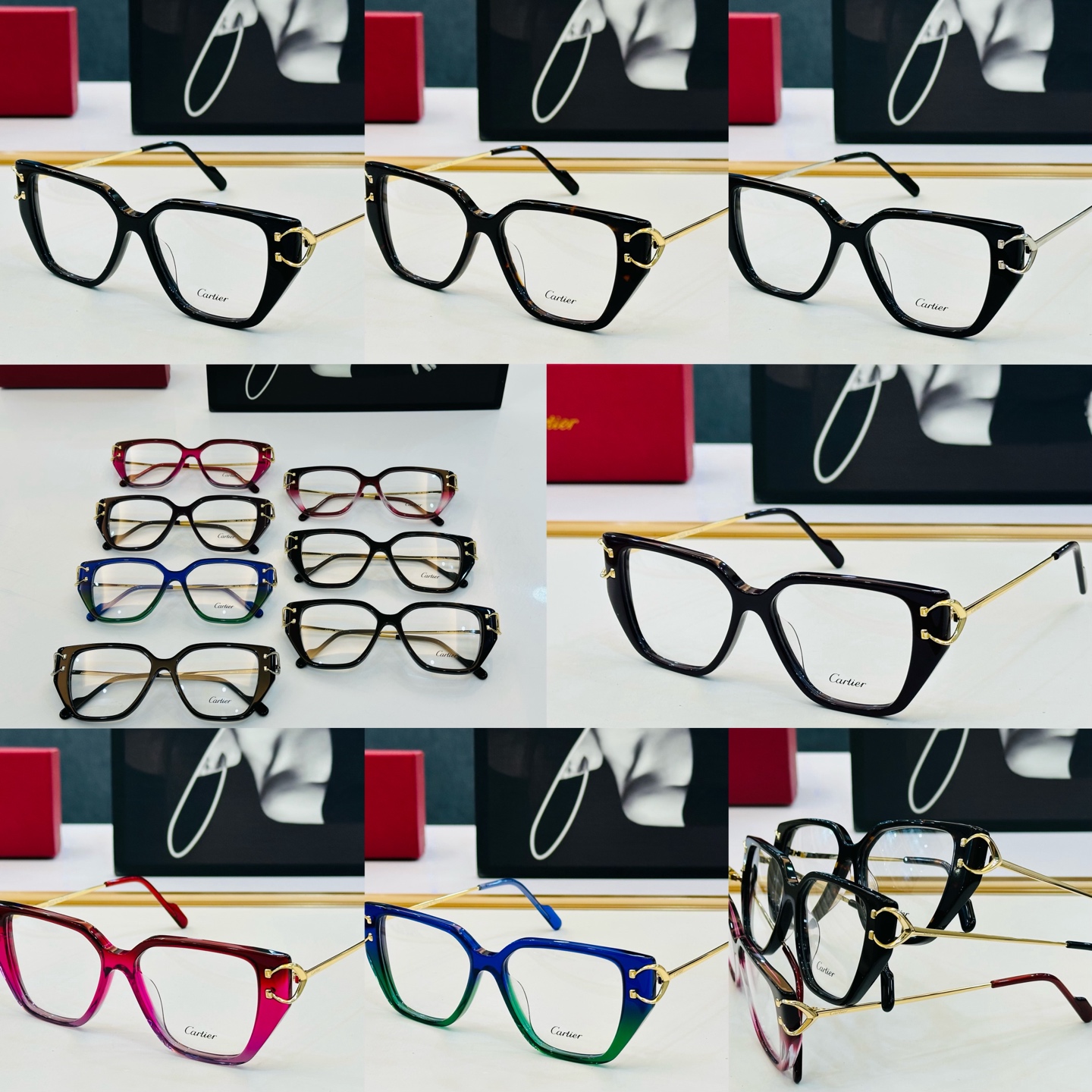 Cartie* 卡家 太阳镜 CT0588O Size：54口15-145 电镀工艺精湛气质十足！L男女