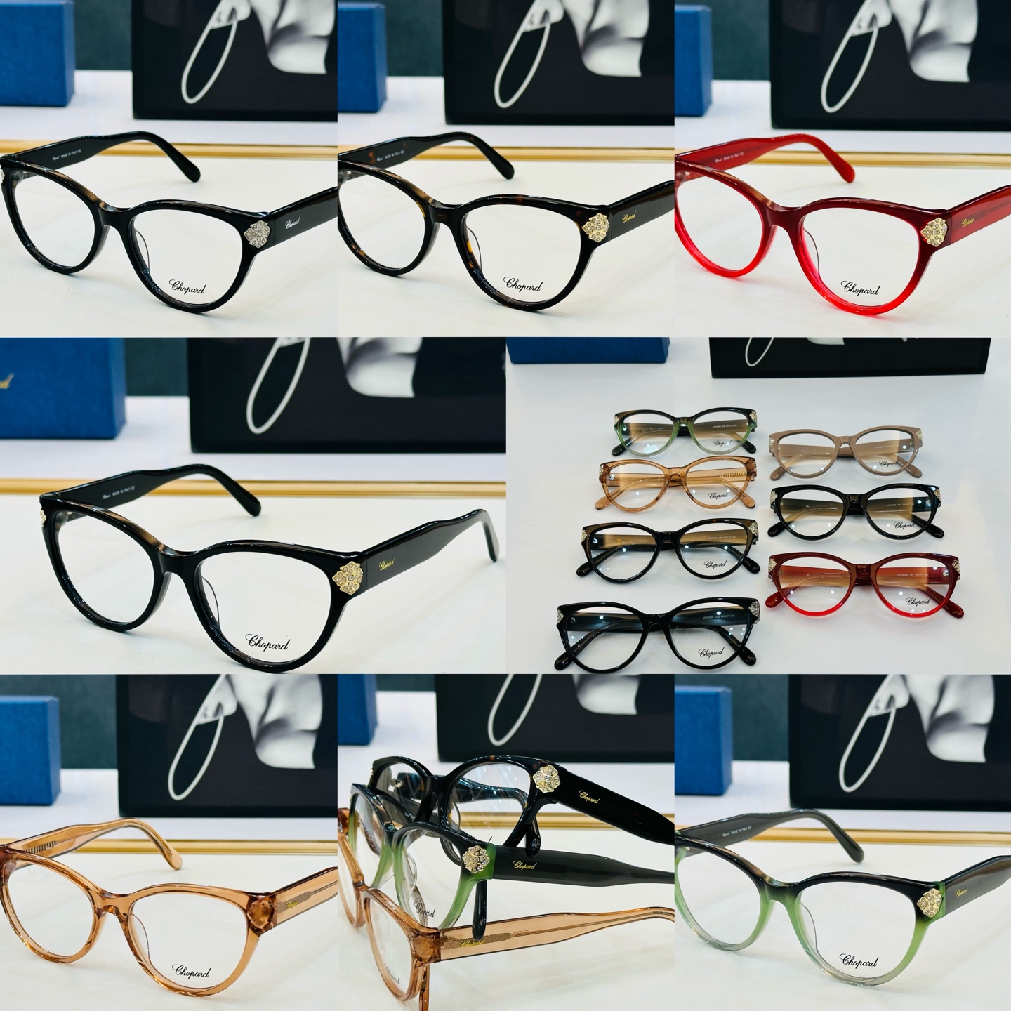 原版 ChoPard肖邦 MODEL: VCH332S Size：54口17-145 以现代时尚的设计风