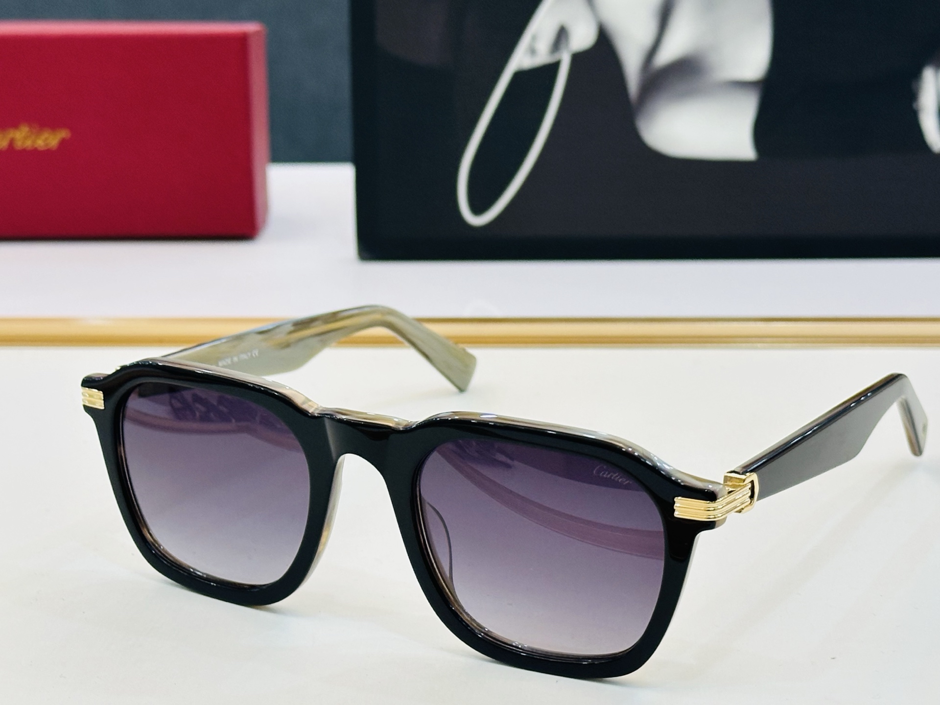 Cartie* 卡家 太阳镜 CT0421 Size：53口23-143 电镀工艺精湛气质十足！L太阳镜