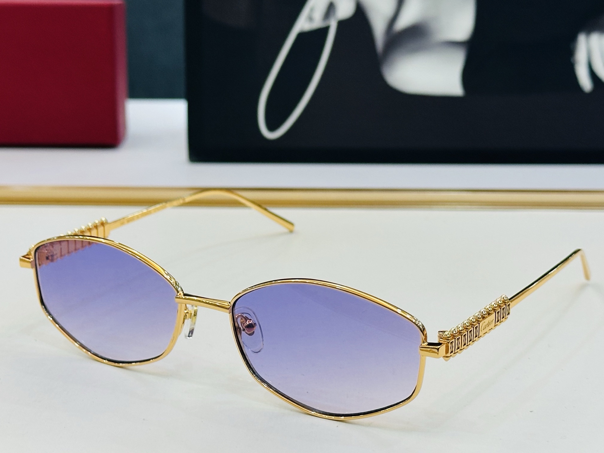 🆕 原版Cartie* 卡家 太阳镜 CT0740S Size：57口17-145 电镀工艺精湛大牌品 