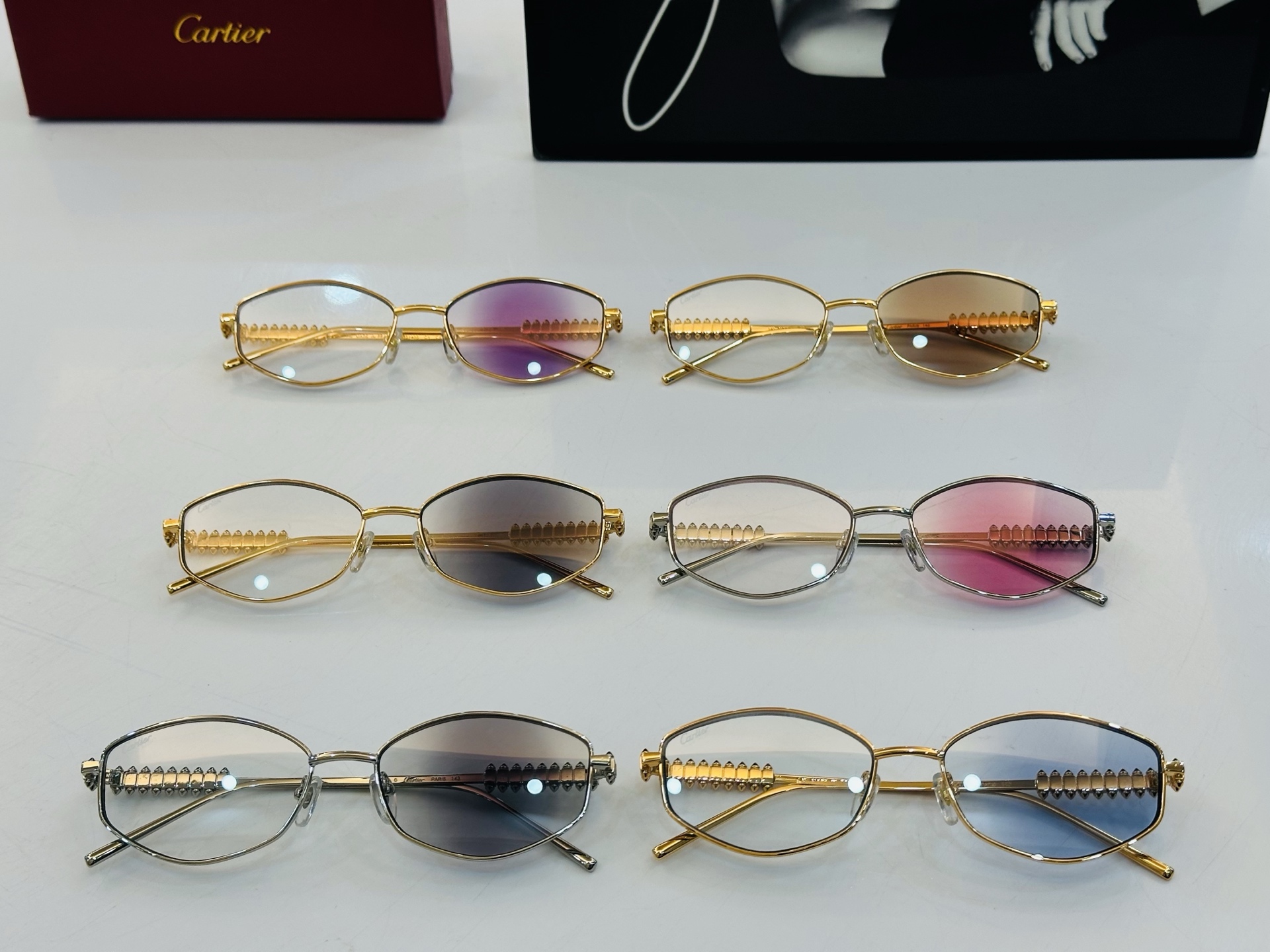 🆕 原版Cartie* 卡家 太阳镜 CT0740S Size：57口17-145 电镀工艺精湛大牌品 