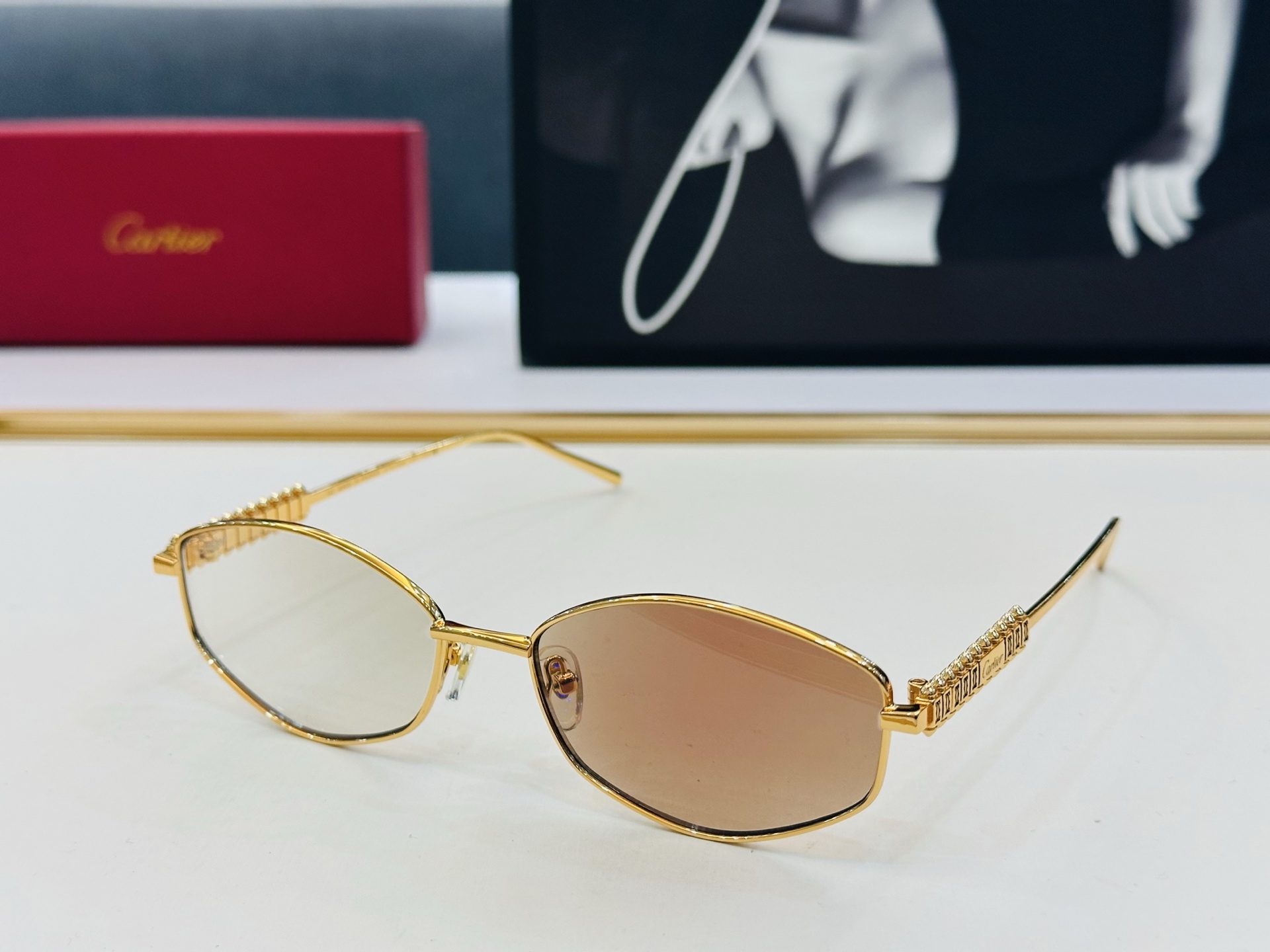 🆕 原版Cartie* 卡家 太阳镜 CT0740S Size：57口17-145 电镀工艺精湛大牌品 