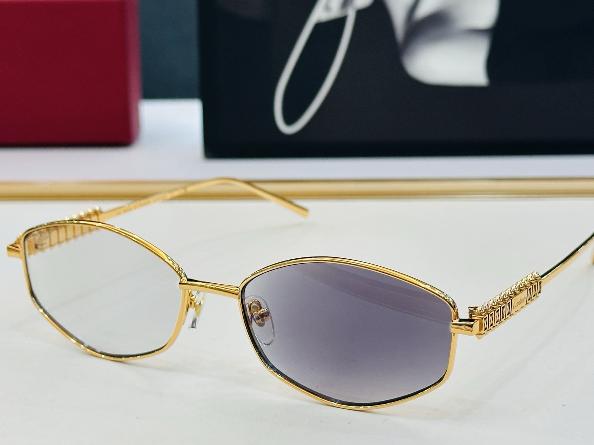 🆕 原版Cartie* 卡家 太阳镜 CT0740S Size：57口17-145 电镀工艺精湛大牌品 