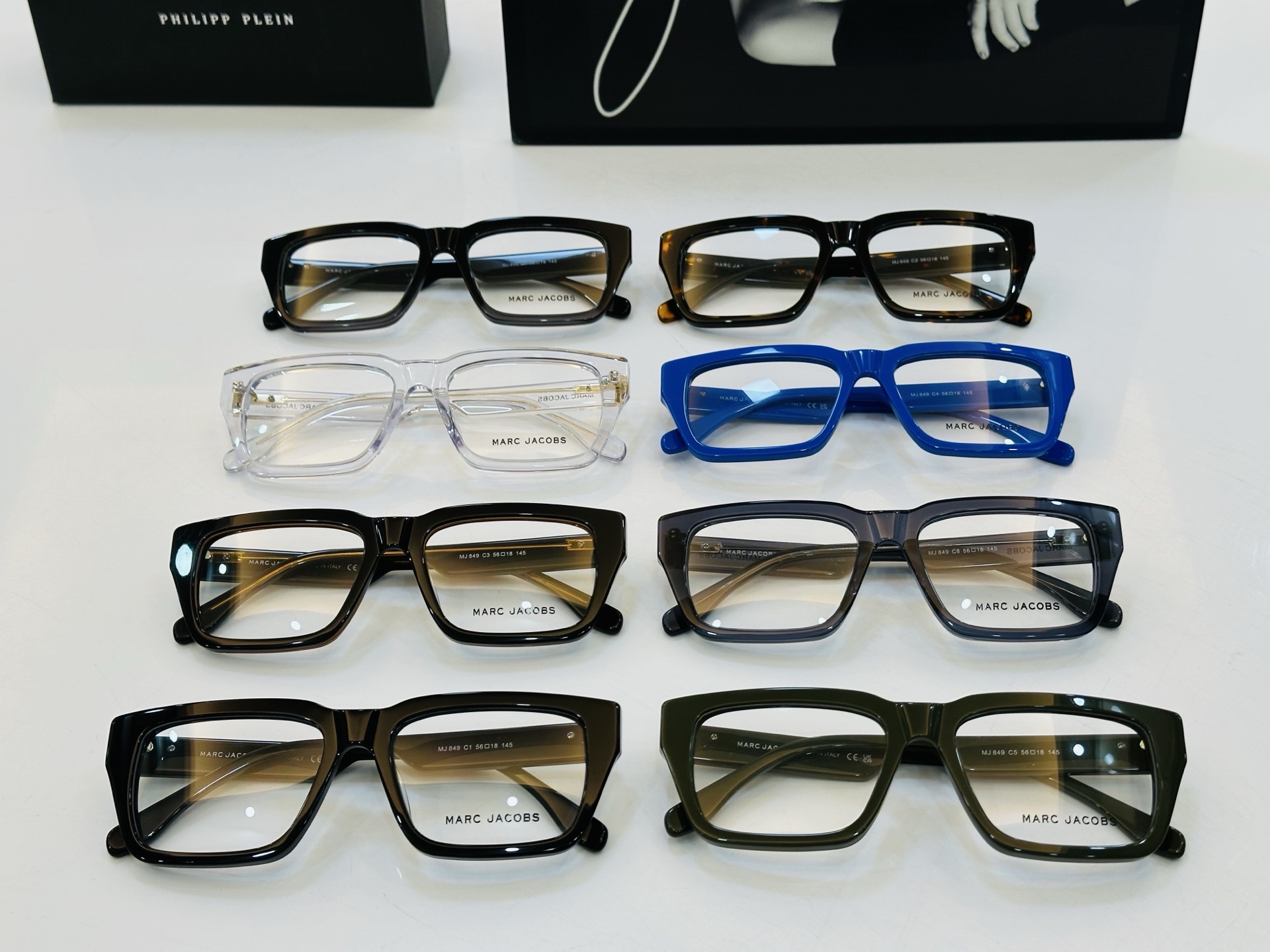 Marc jacobs 马杰家 MJ849 Size：56口18-145 采用今年流行的板材 Z完美设计