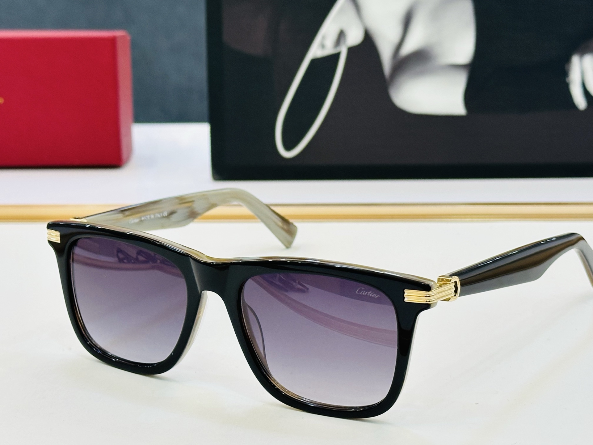 Cartie* 卡家 太阳镜 CT0420 Size：54口19-145 电镀工艺精湛气质十足！L太阳镜