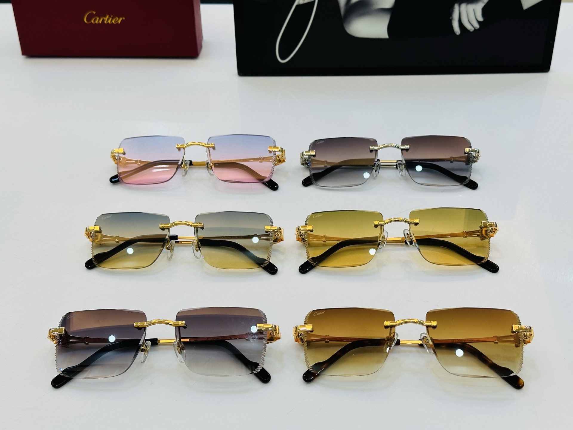 Cartie* 卡家 CT01838 太阳镜 Size：56口18-145 工艺精湛气质十足！bm男女同