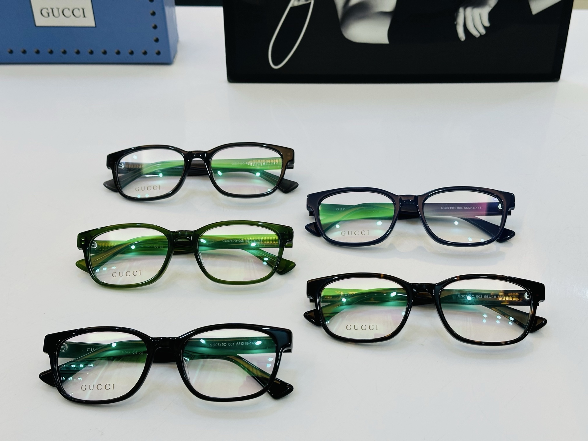 GUCCl*古家 时尚太阳镜 GG0749 Size：55口18-145 🎈超时尚☀☀💝🙏 L完美板材框