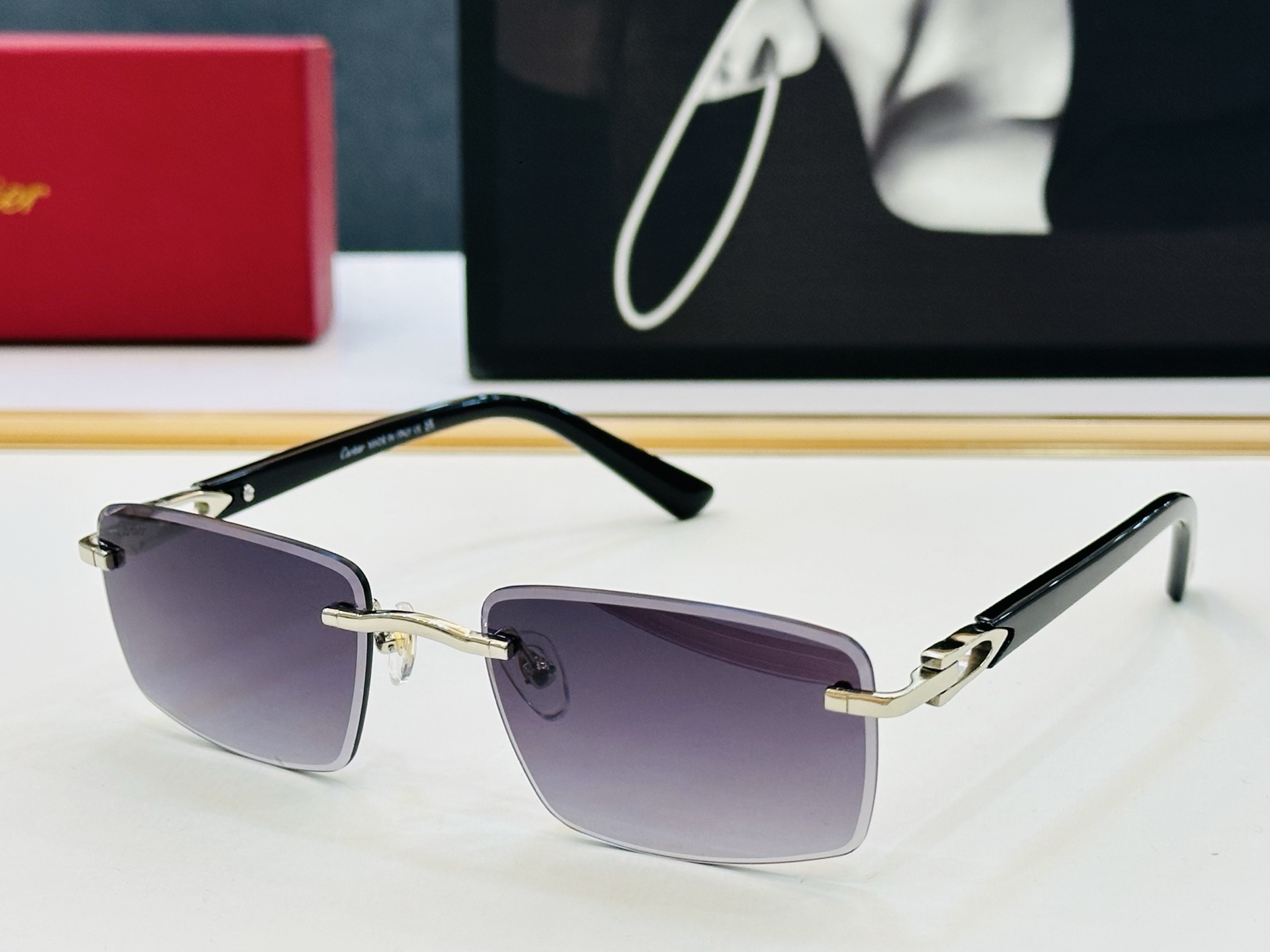 🆕 原版Cartie* 卡家 官网经典款 太阳镜 CT0582S Size：56口19-145 电镀工艺