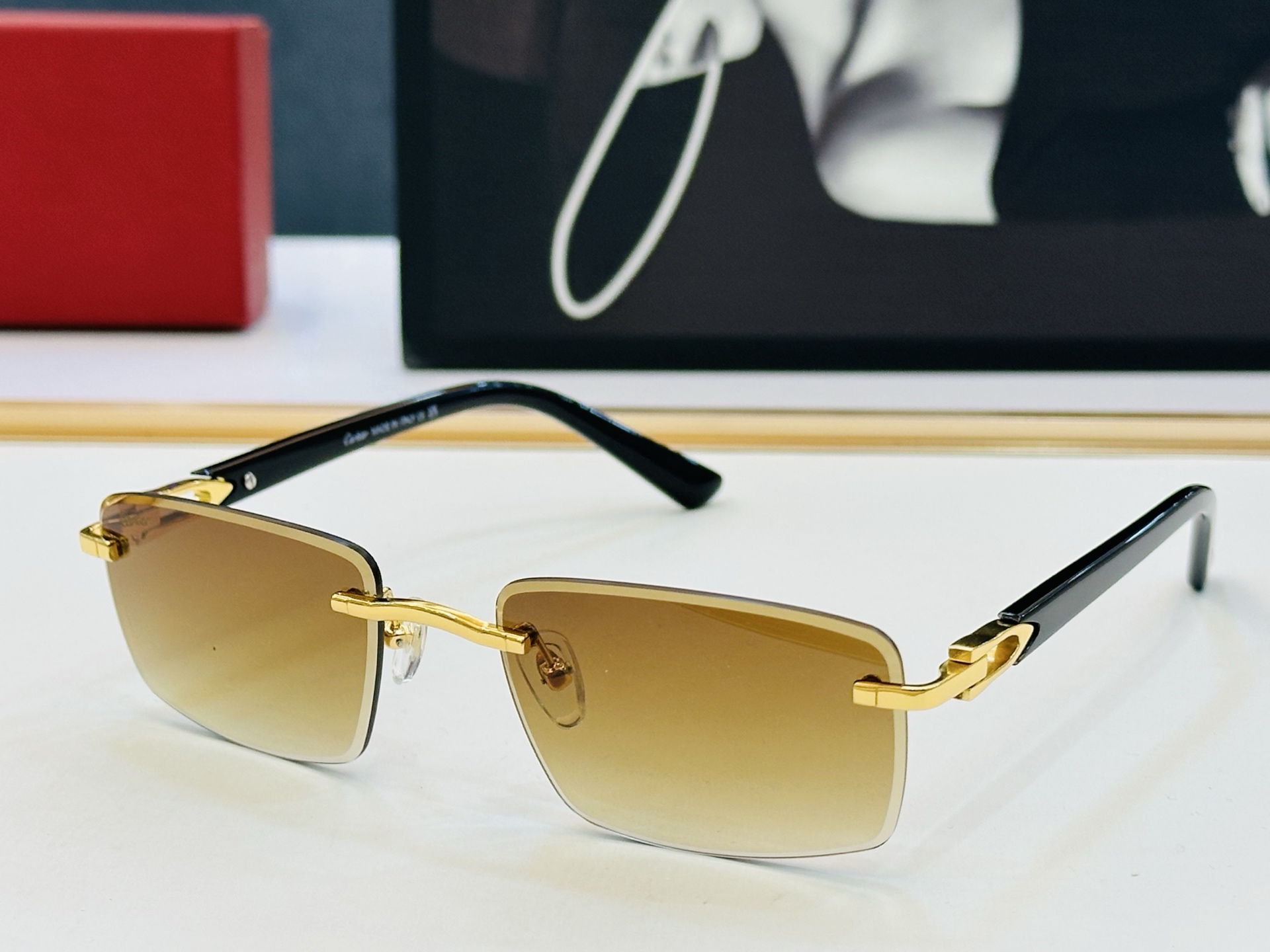 🆕 原版Cartie* 卡家 官网经典款 太阳镜 CT0582S Size：56口19-145 电镀工艺