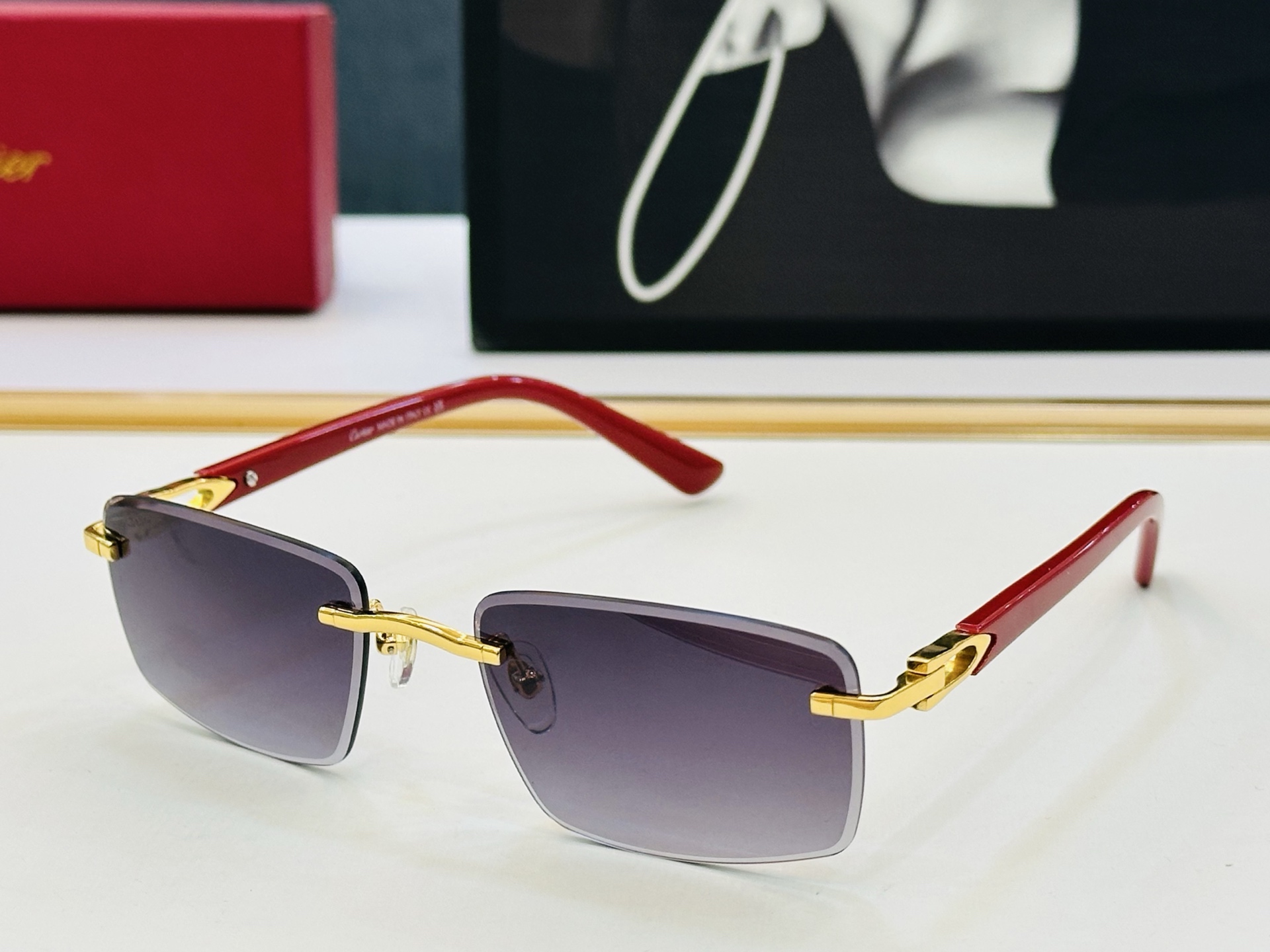 🆕 原版Cartie* 卡家 官网经典款 太阳镜 CT0582S Size：56口19-145 电镀工艺