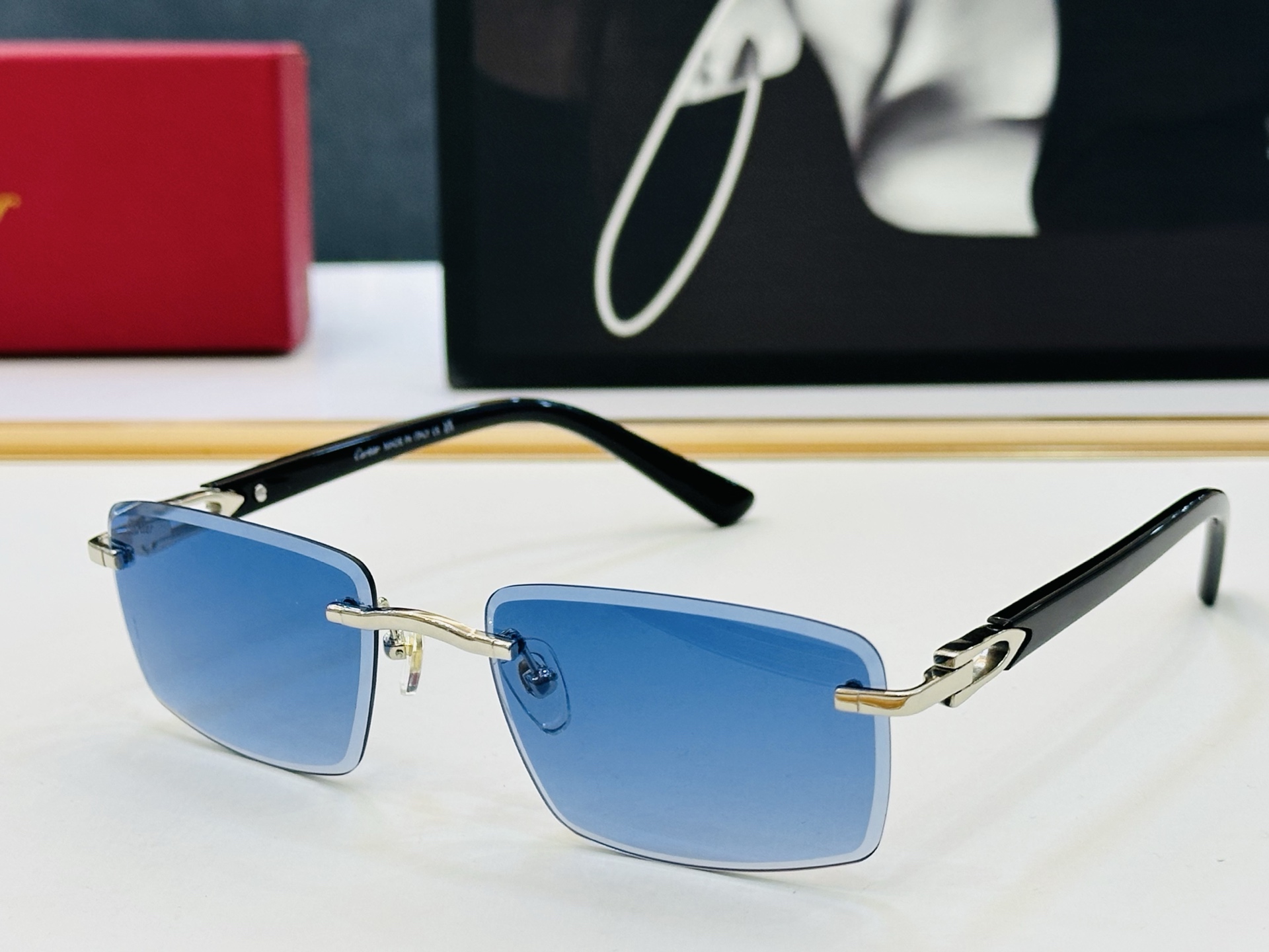 🆕 原版Cartie* 卡家 官网经典款 太阳镜 CT0582S Size：56口19-145 电镀工艺