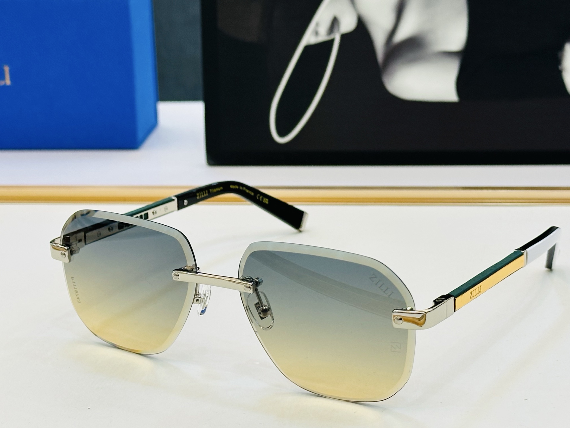 潮牌 ‼️ZILL*爆款 MODEL: ZI80141 💚💚💚SIZE: 61口16-145 💚💚b时尚