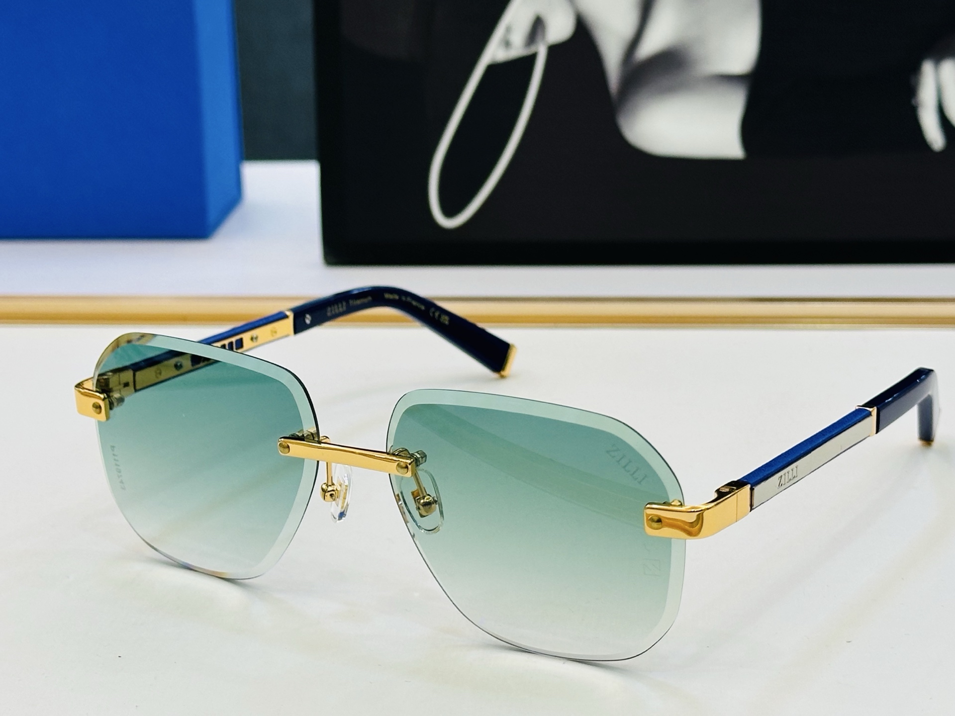 潮牌 ‼️ZILL*爆款 MODEL: ZI80141 💚💚💚SIZE: 61口16-145 💚💚b时尚