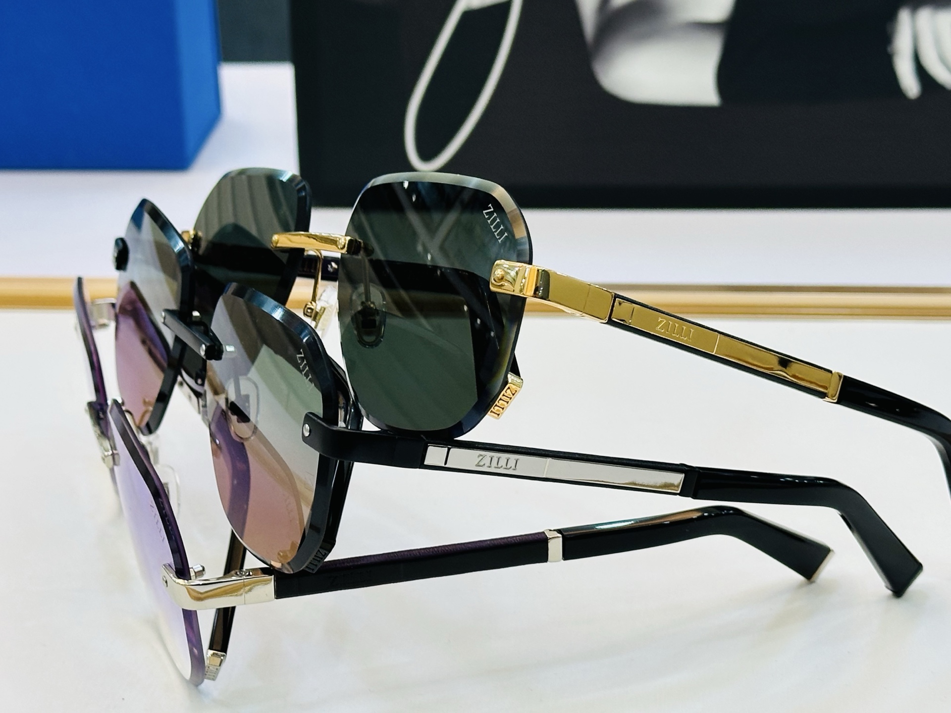 潮牌 ‼️ZILL*爆款 MODEL: ZI80141 💚💚💚SIZE: 61口16-145 💚💚b时尚