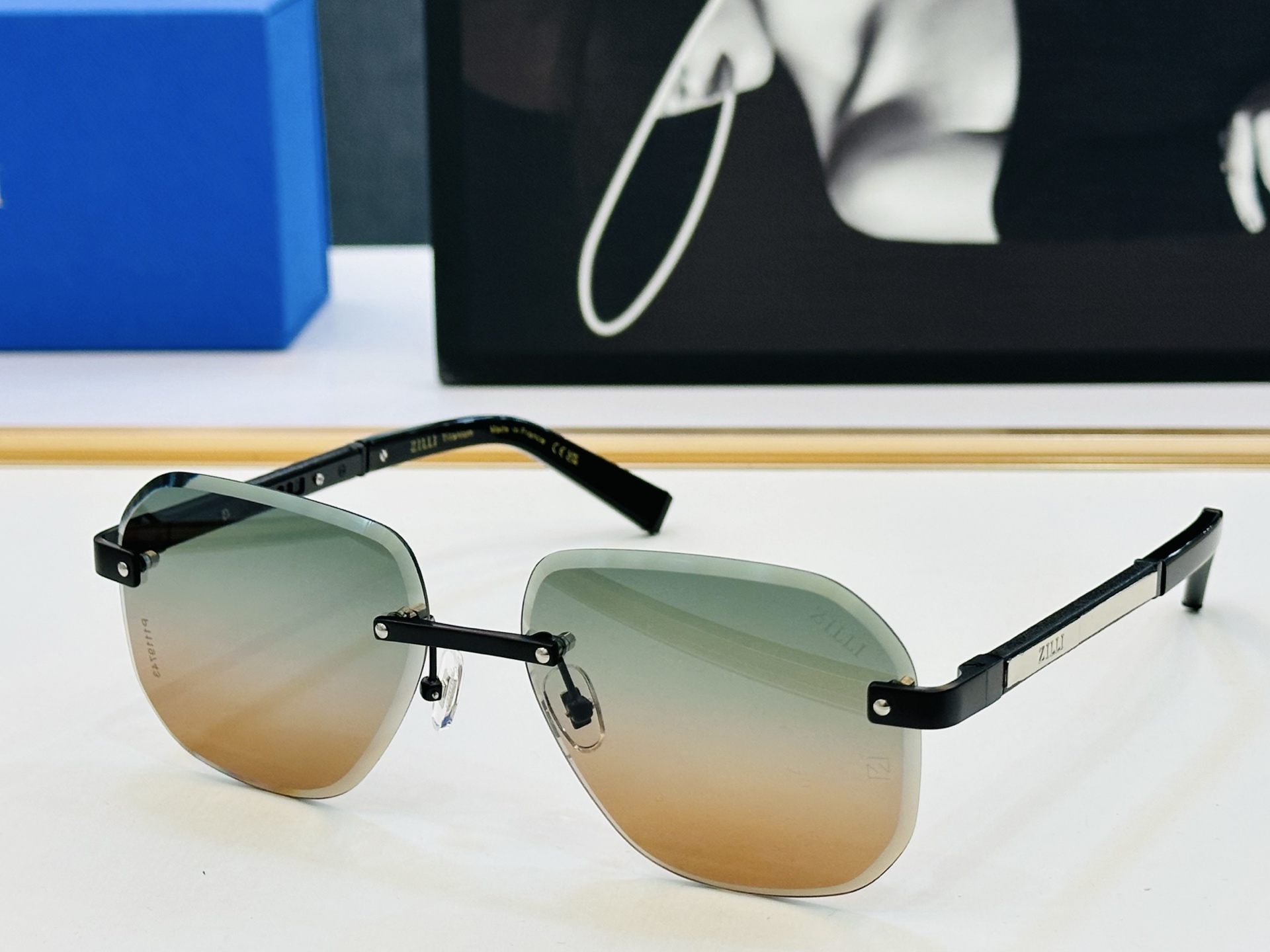 潮牌 ‼️ZILL*爆款 MODEL: ZI80141 💚💚💚SIZE: 61口16-145 💚💚b时尚