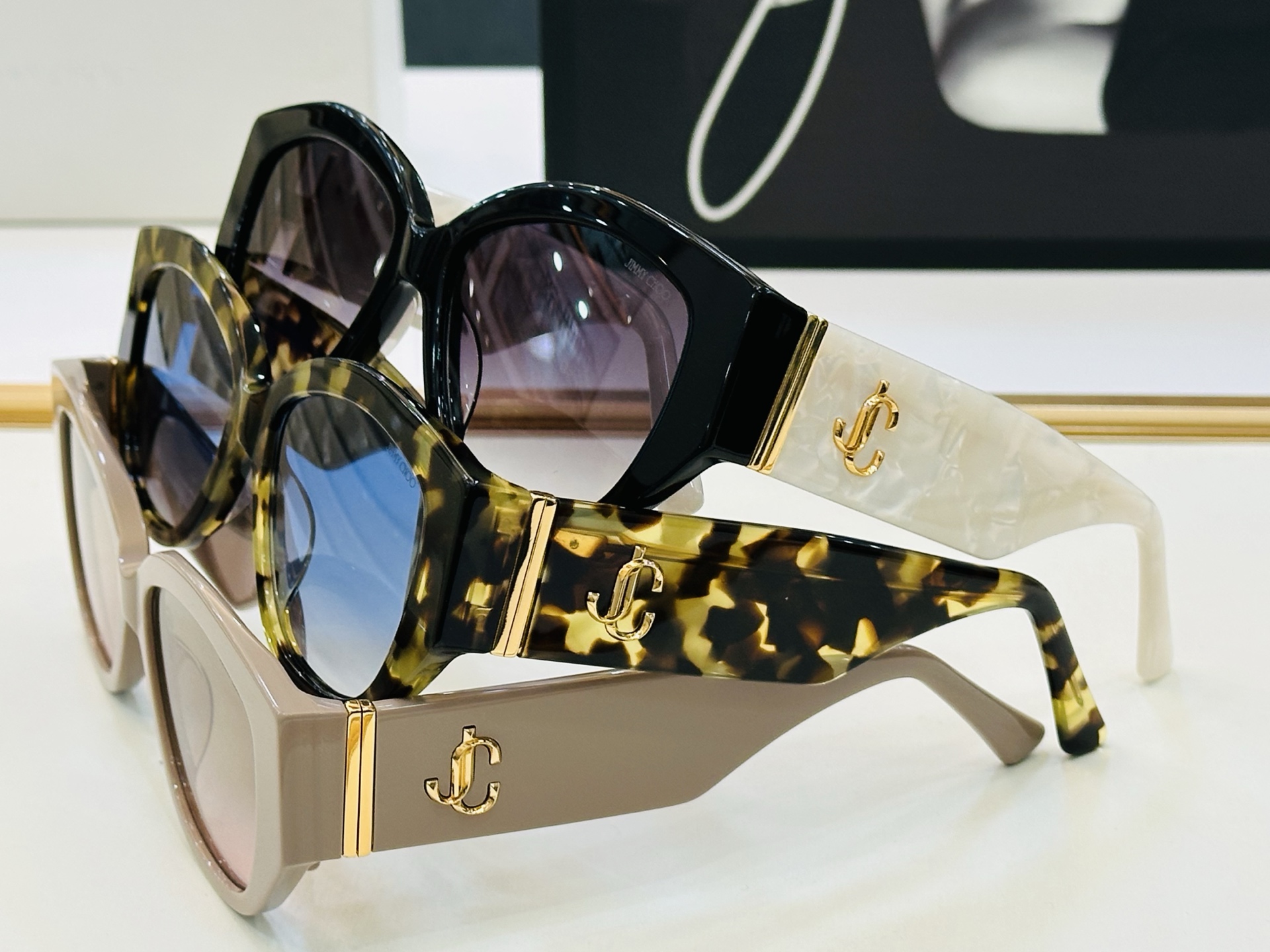 JIMMY CHO* 吉米家 JC5013U Size：56口17-140 新款 坚持一如既往最高品质 