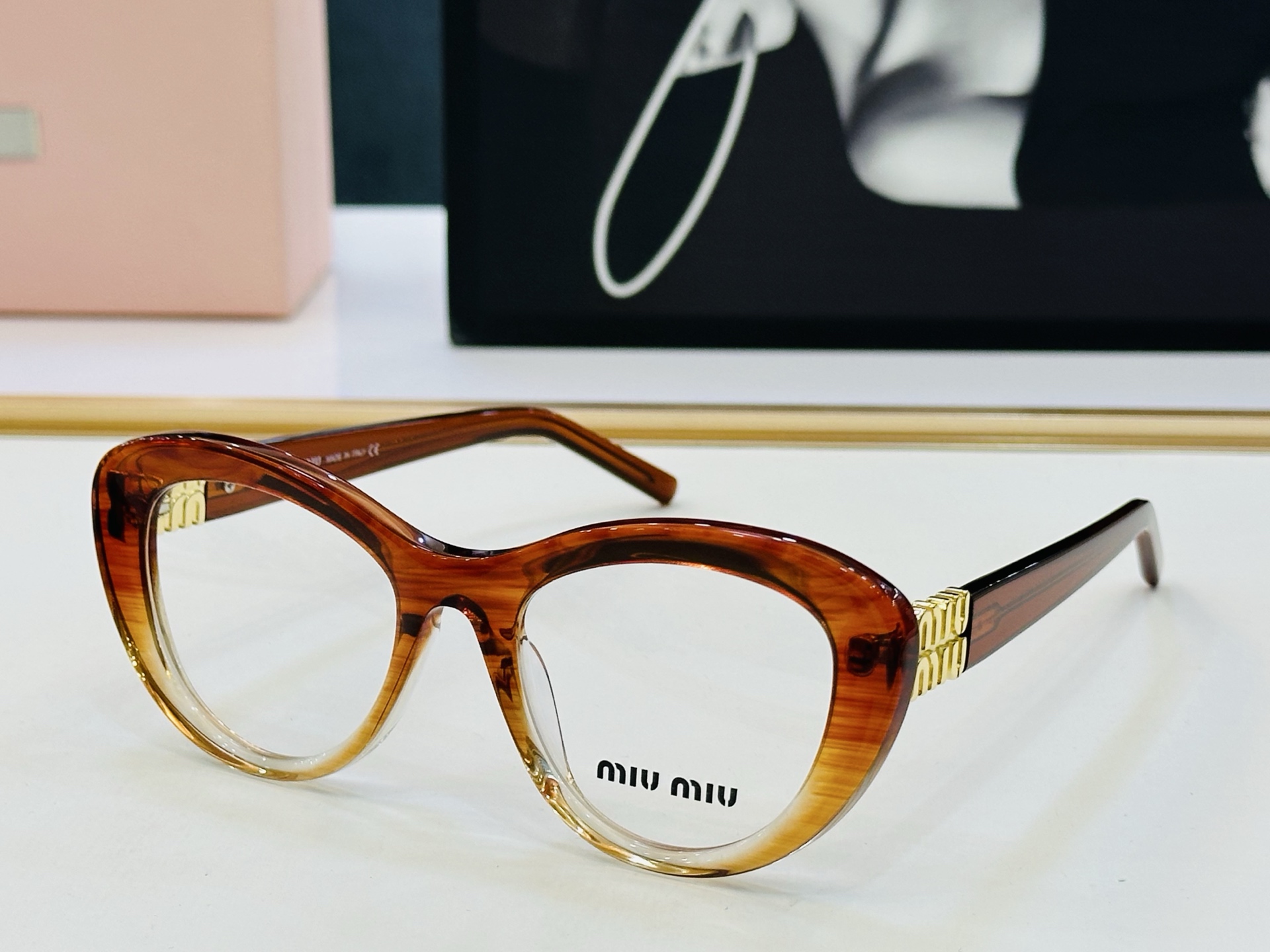 ❤️❤️🆕 谬家 MU07YVF Size：52口19-145 [玫瑰]得意]微笑] Z独具品质 配光架