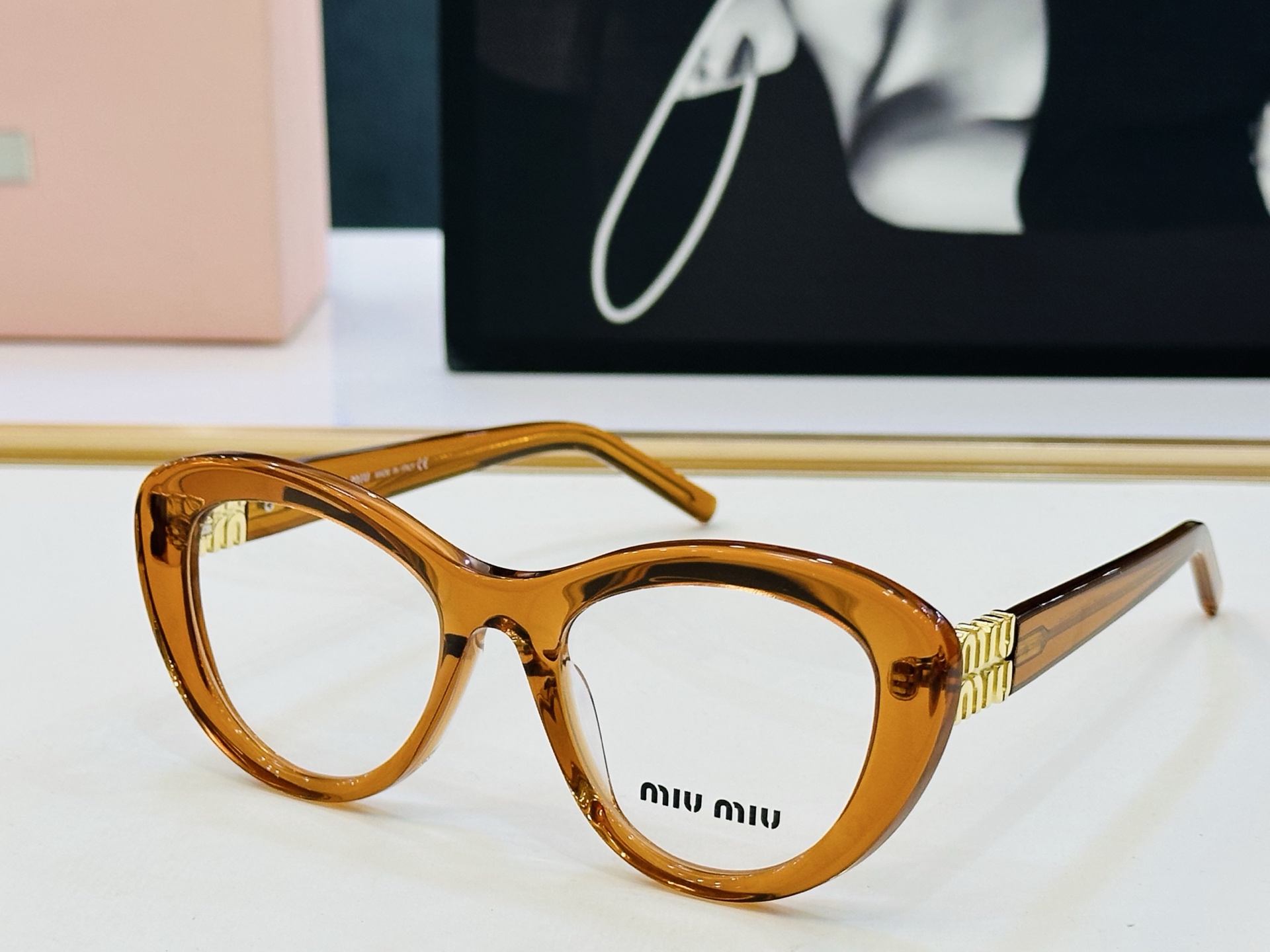 ❤️❤️🆕 谬家 MU07YVF Size：52口19-145 [玫瑰]得意]微笑] Z独具品质 配光架