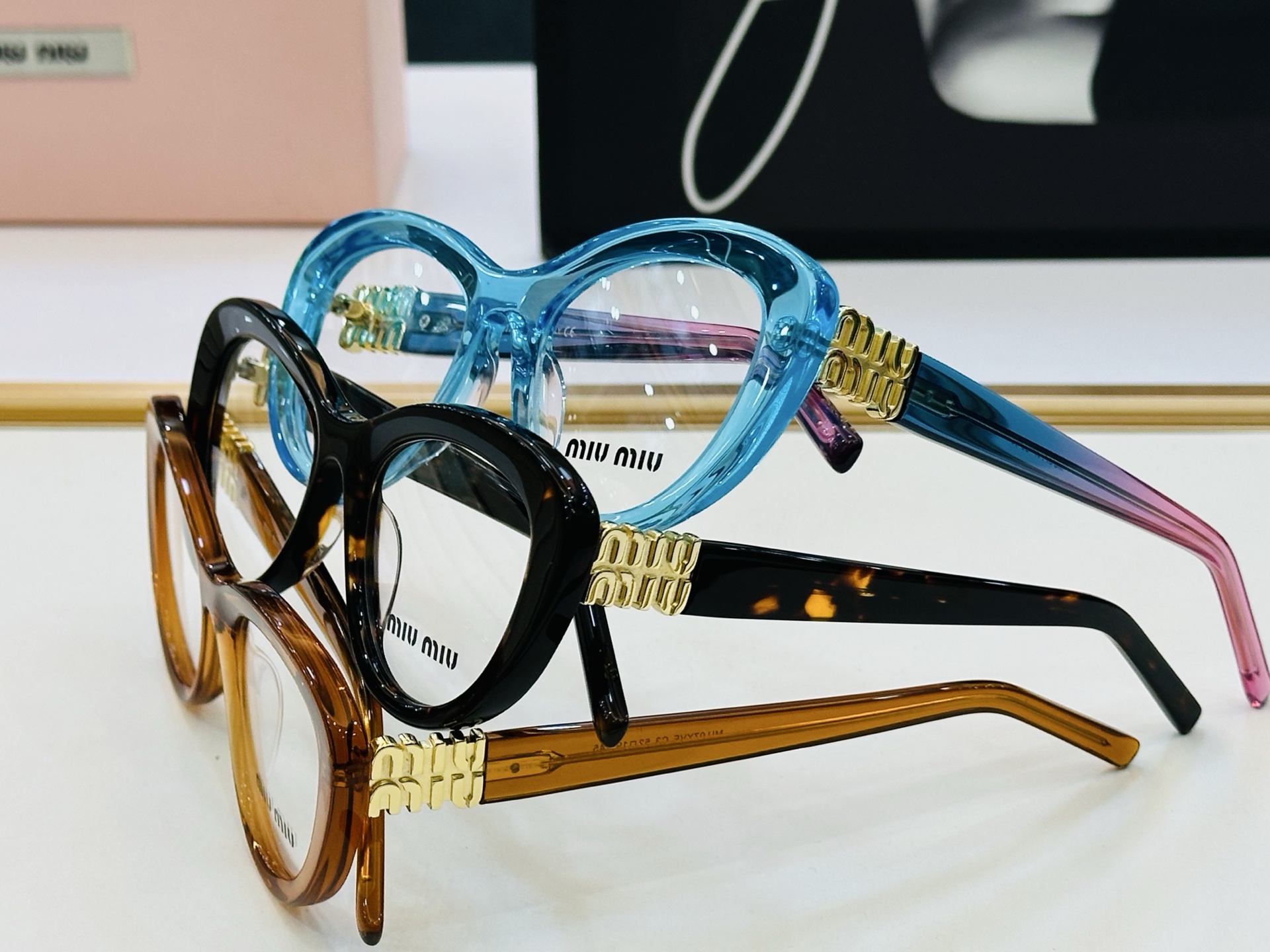 ❤️❤️🆕 谬家 MU07YVF Size：52口19-145 [玫瑰]得意]微笑] Z独具品质 配光架