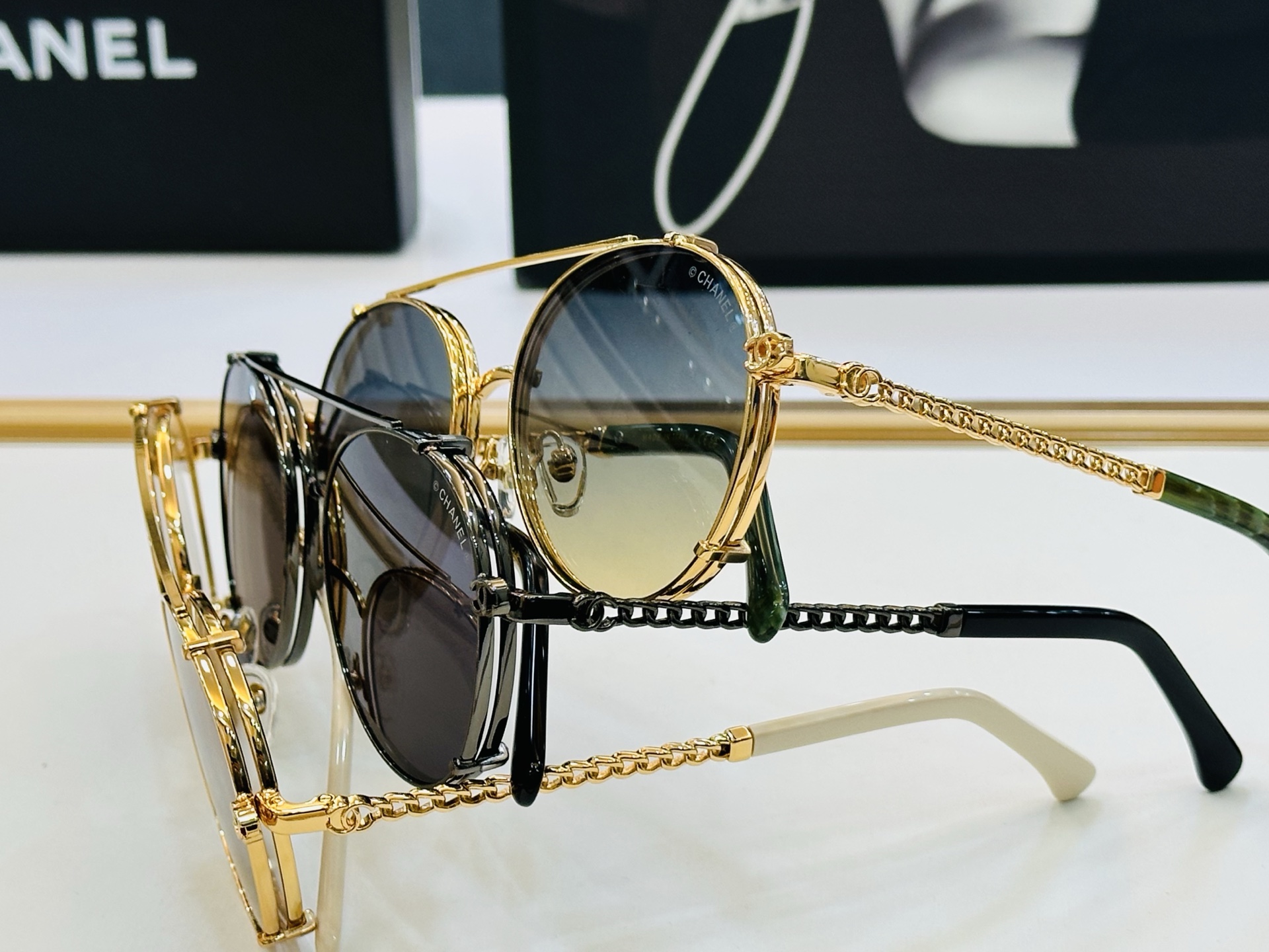 CHANE*香家 CH4291 SIZE：56口18-145 潮流爆款 😍😍高品质 佩戴舒适 b官网款墨