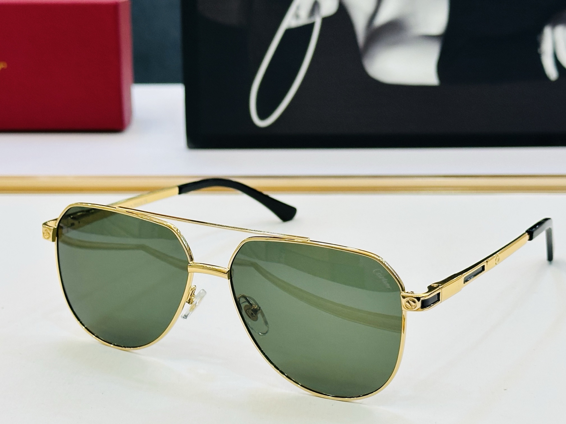 🆕 原版Cartie* 卡家 官网经典款 太阳镜 CT0420S Size：57口15-145 电镀工艺